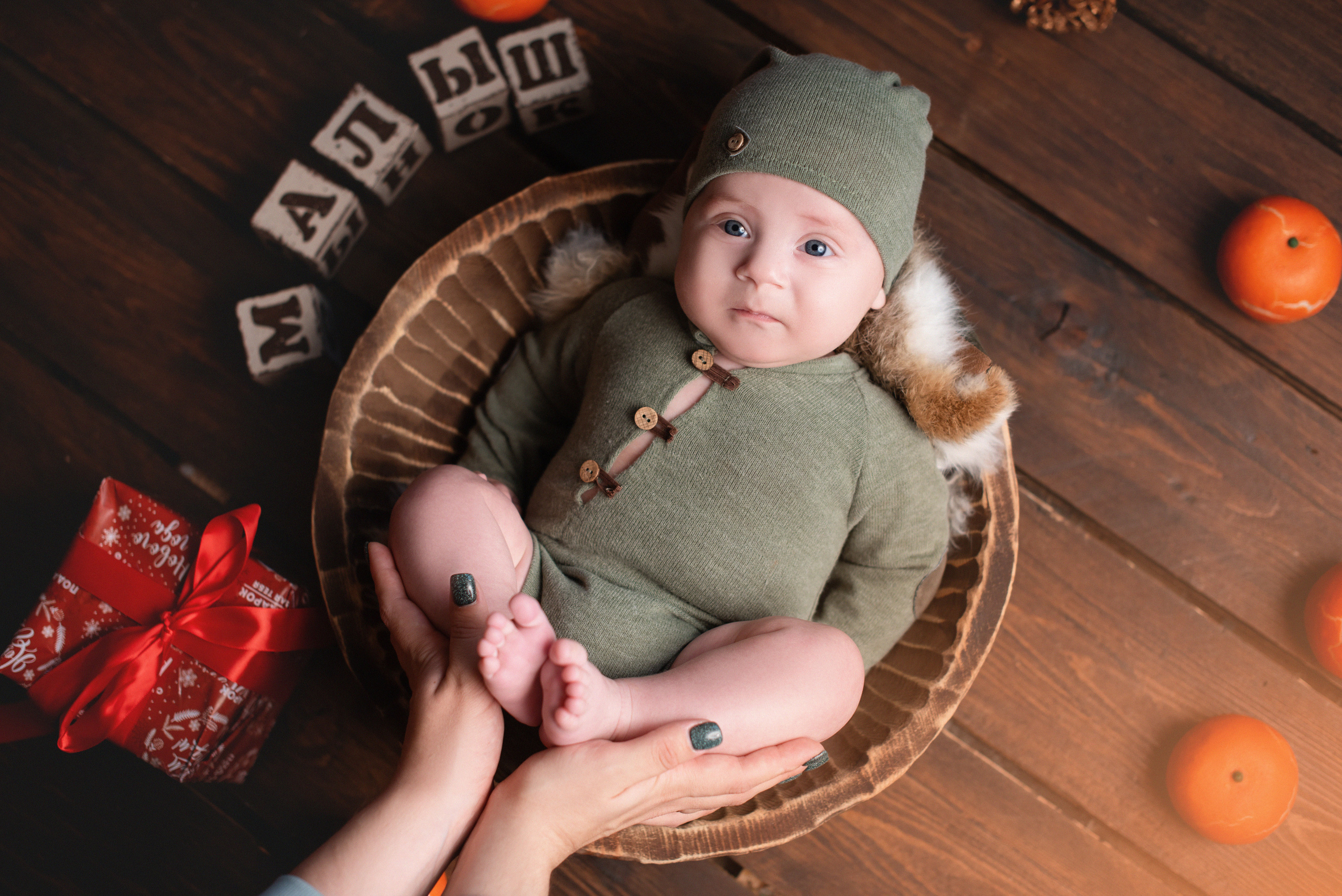 Малыши до года. Фотограф Новорожденных во Владивостоке Ольга Галаницкая