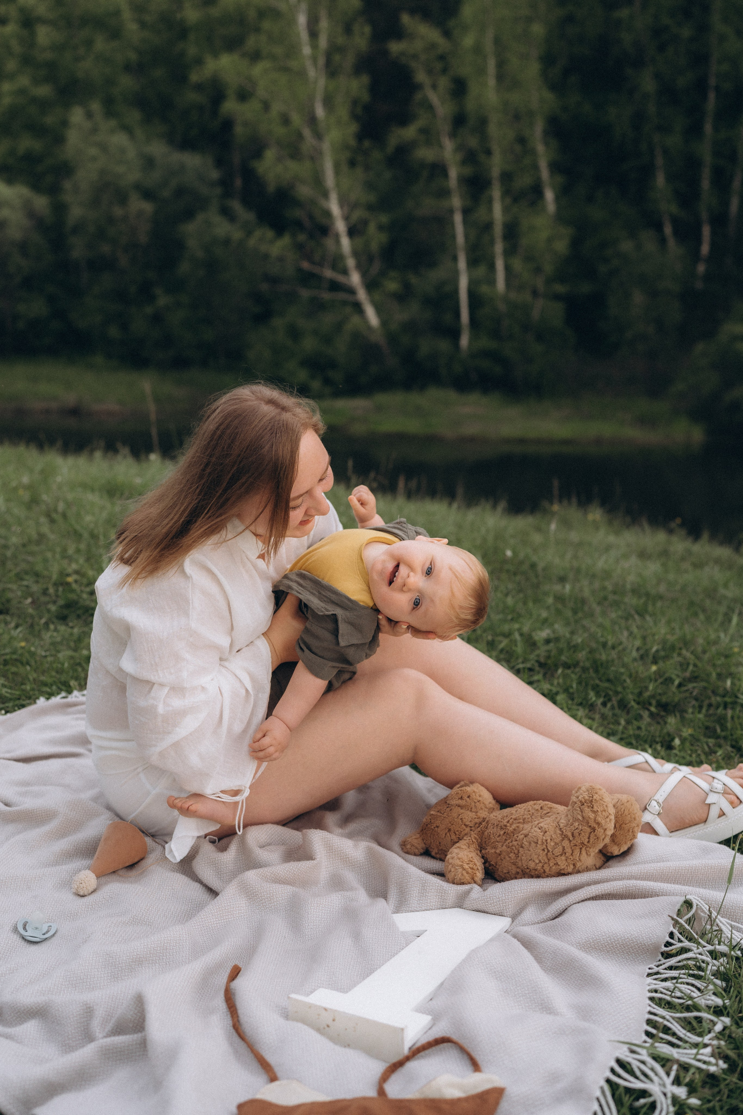 Первый год и первый дождь. Семейный фотограф в Ангарске/ Иркутске