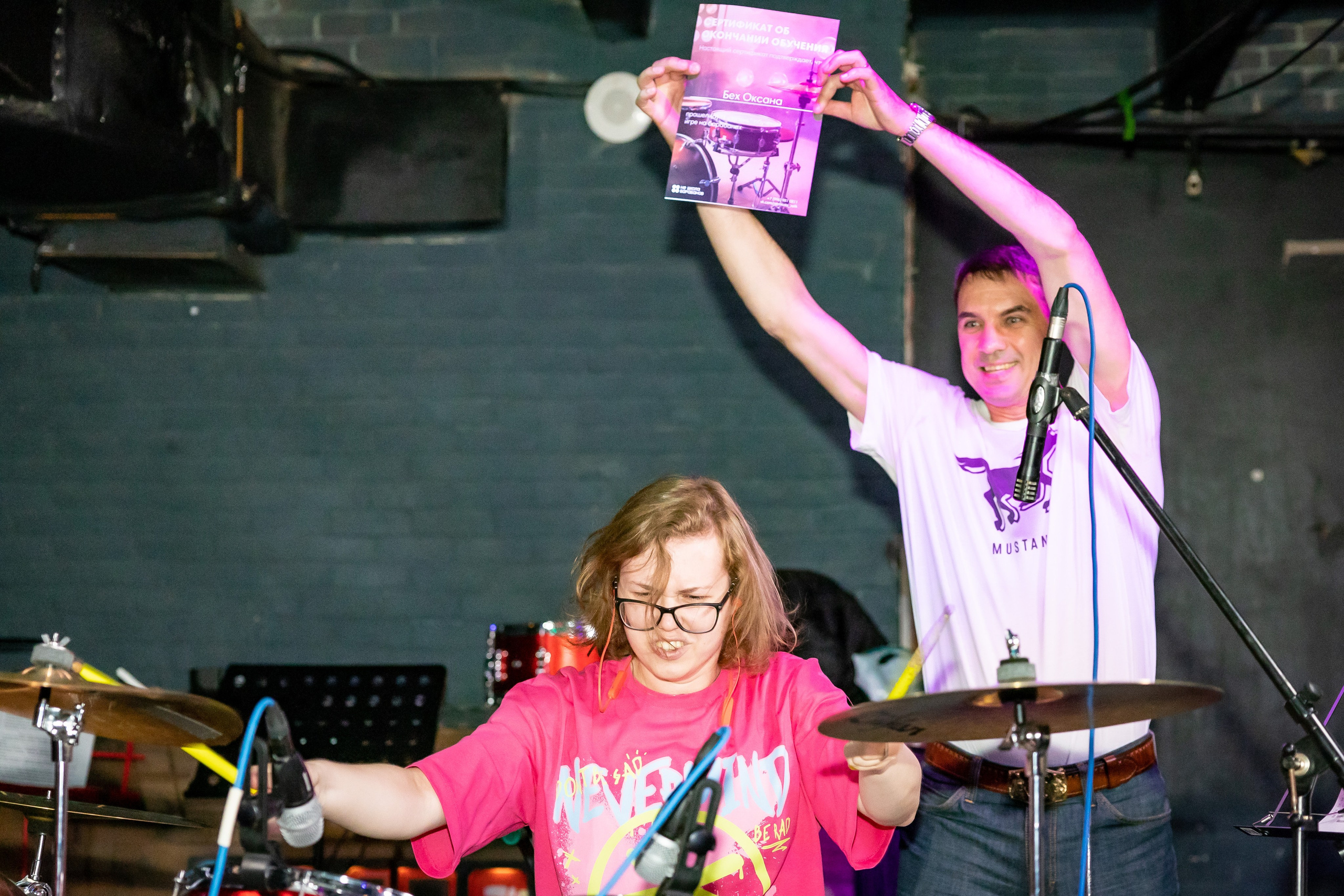 Концерт «Не Школа Барабанов» в Клубе «SOVA». Фотограф Владимир Охрименко