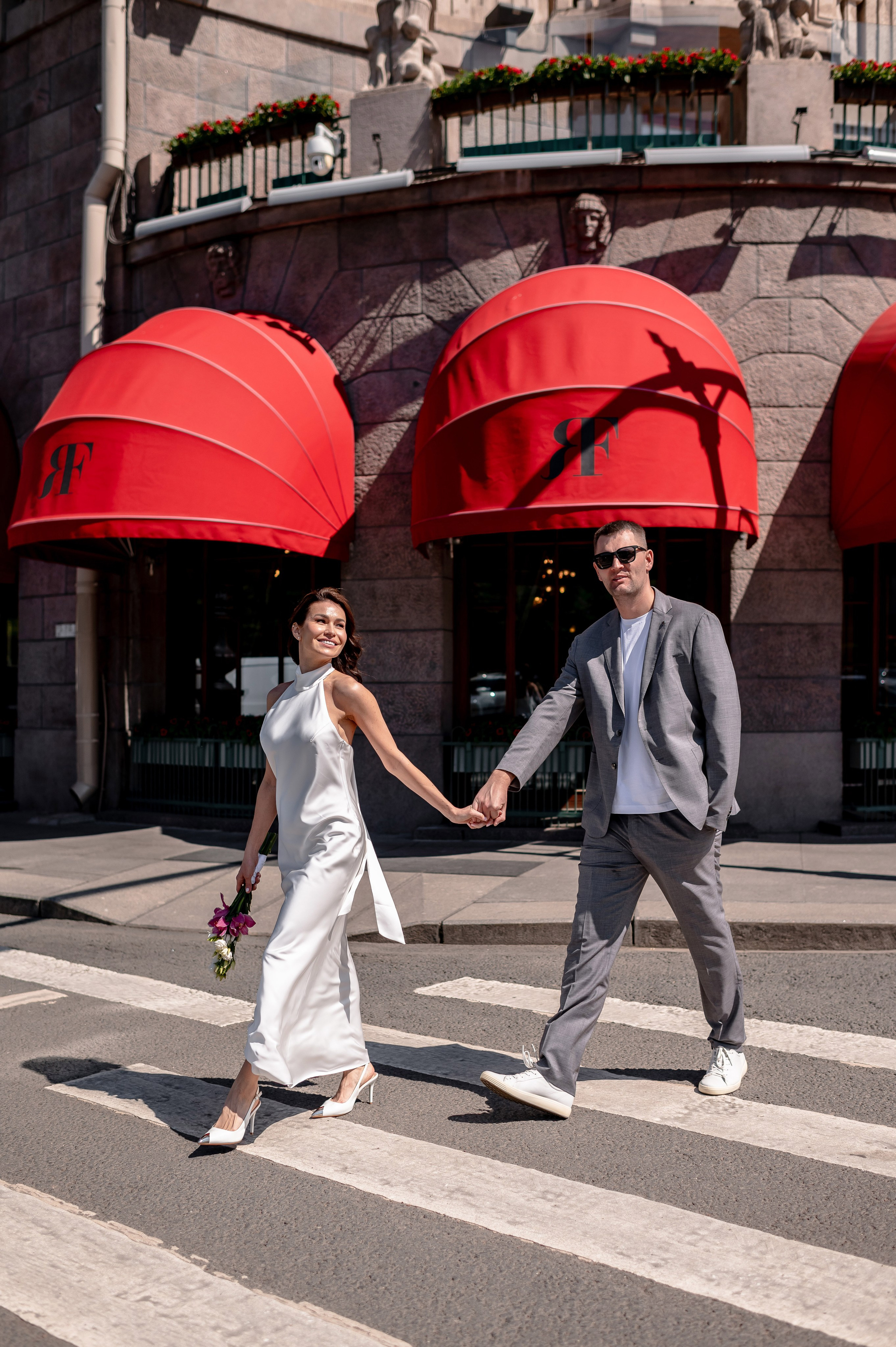 Алина и Алексей (прогулка на кабриолете, Академия Художеств, Екатерининский парк в Пушкине). Портретный, семейный и свадебный фотограф в Санкт-Петербурге и в Пушкине Ширяев Денис