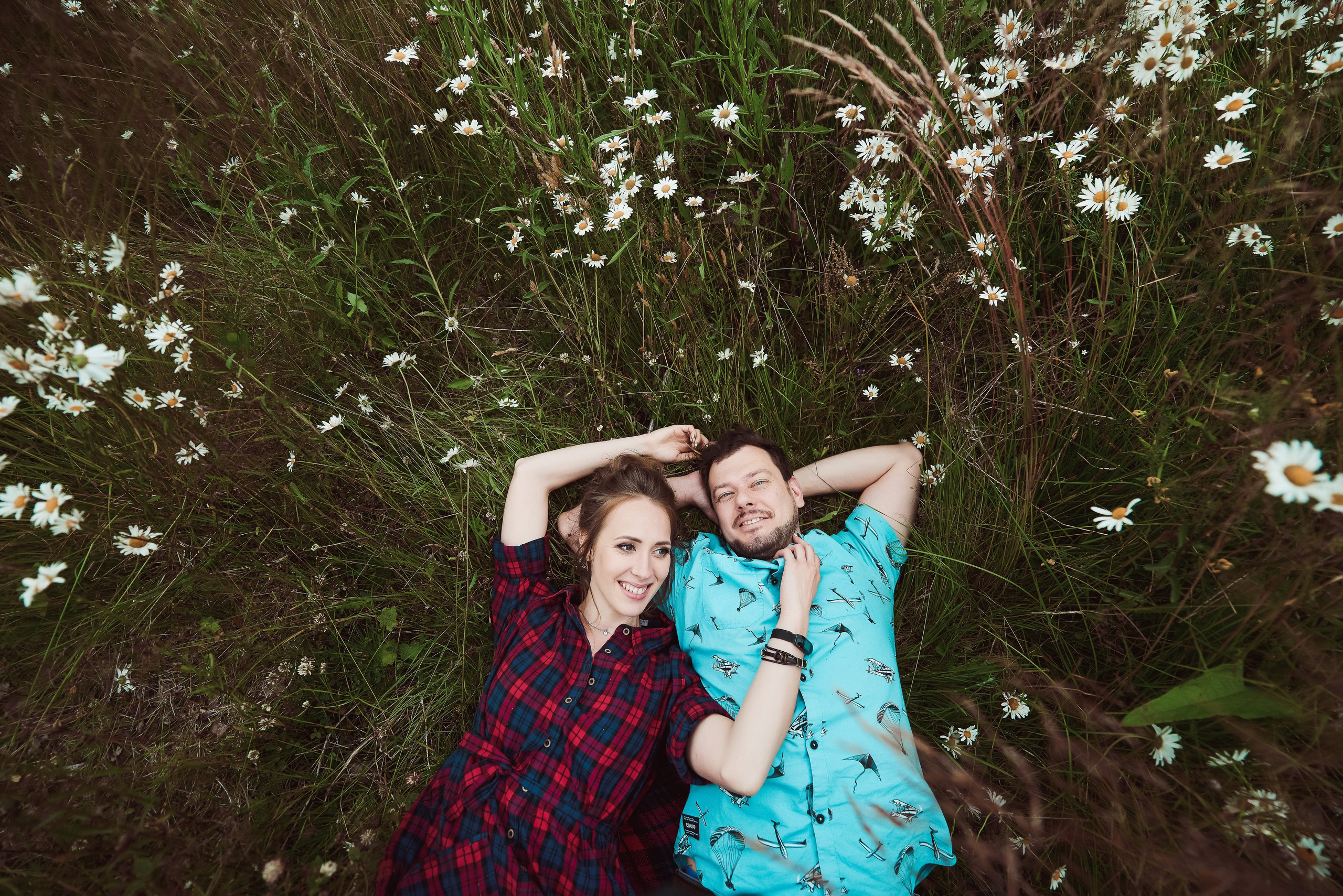 Александра и Вячеслав (фотосессия Love story на природе). Портретный, семейный и свадебный фотограф в Санкт-Петербурге и в Пушкине Ширяев Денис