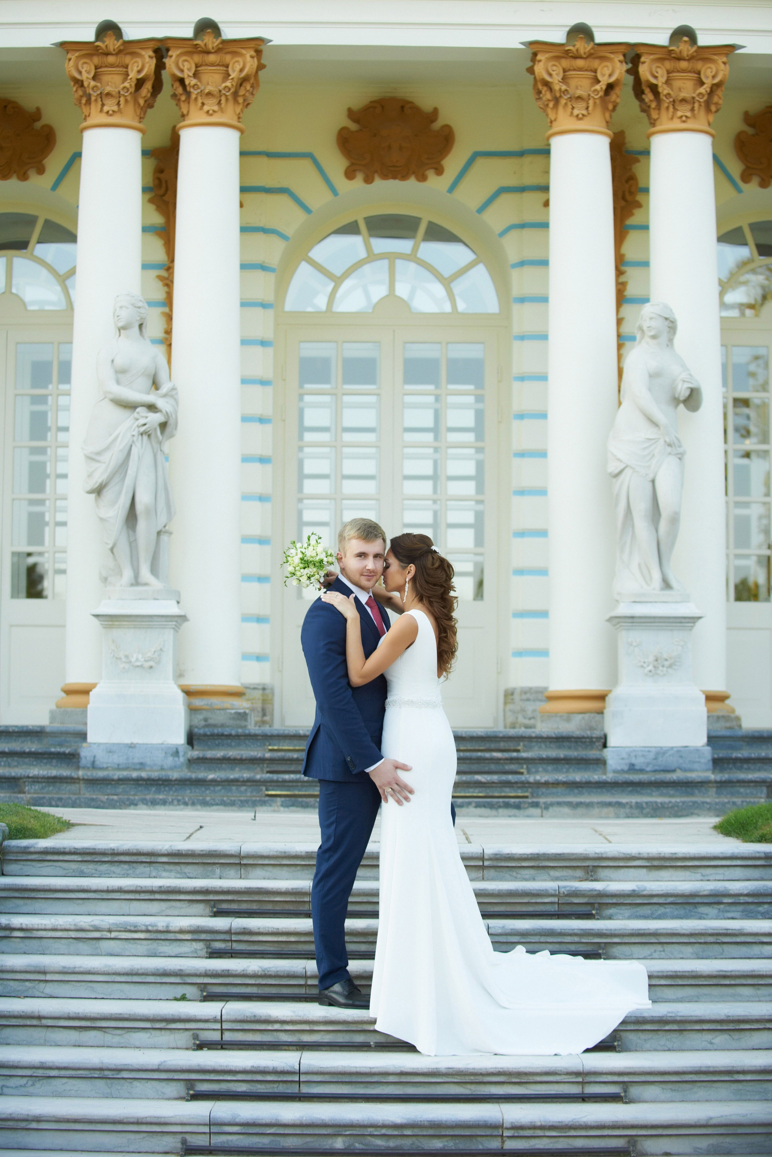 Максим и Наталья (свадебная фотосессия в Пушкине в Екатерининском парке). Портретный, семейный и свадебный фотограф в Санкт-Петербурге и в Пушкине Ширяев Денис