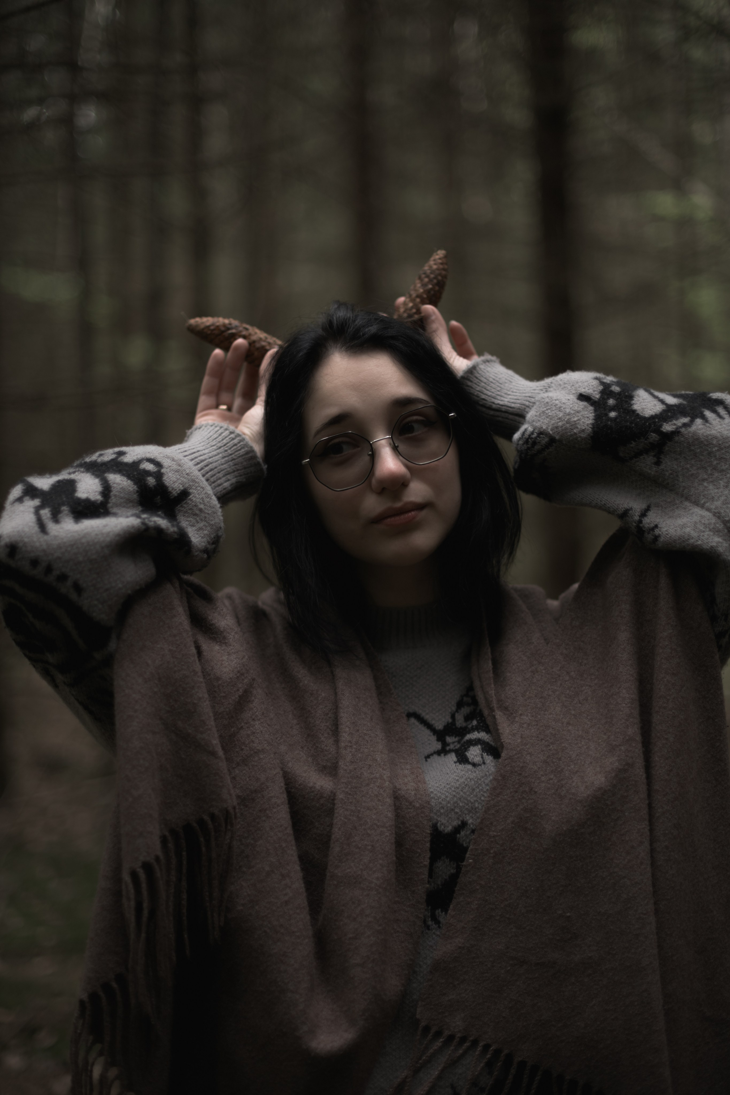 Полина Л — (Лесной массив). — Digital Noise —