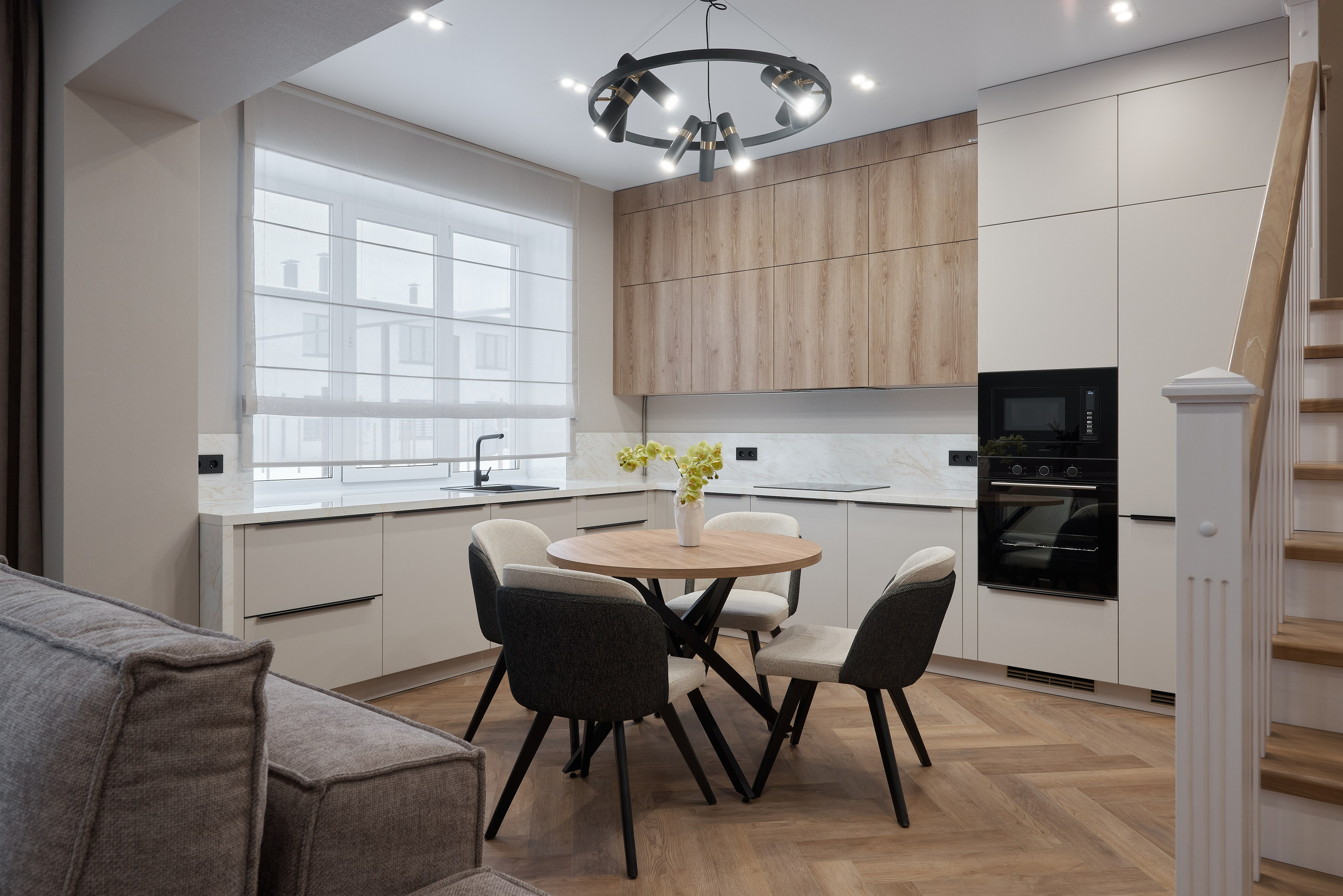 Пос. Счастливый Дом с отделкой. Абросимов Лев интерьерный и архитектурный фотограф