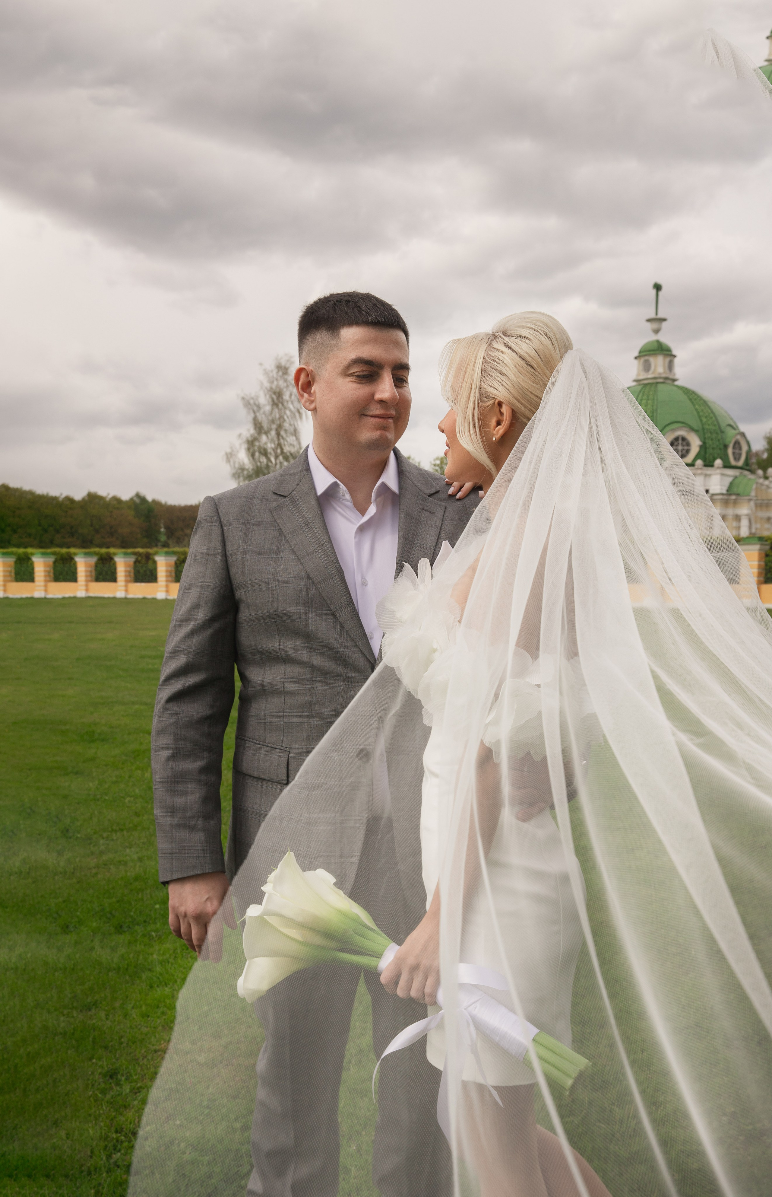 Свадьба в усадьбе Кусково. Свадебный и портретный фотограф в Москве Мария Кравченко