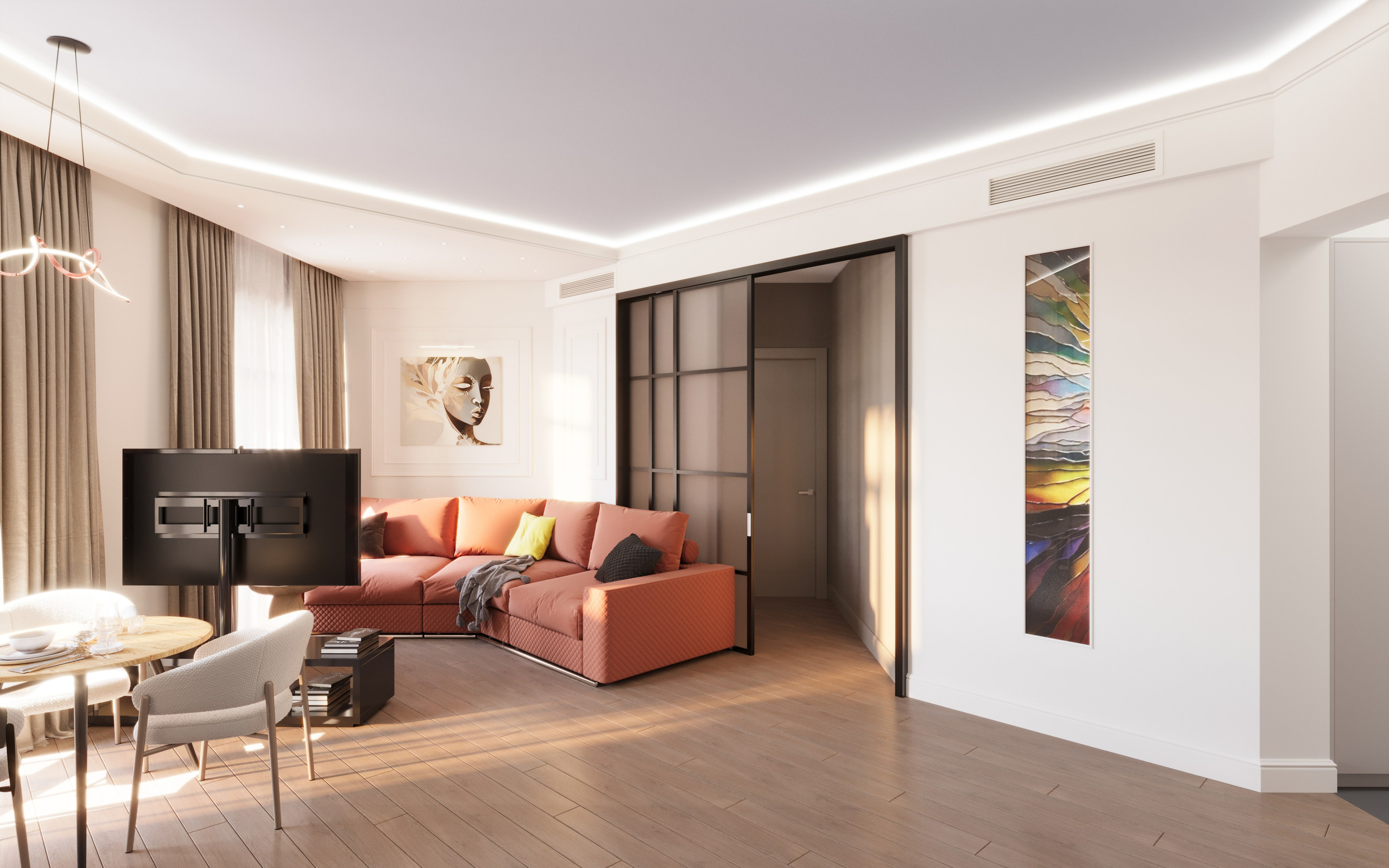 Интерьер квартиры. Визуализация и анимация в Москве — Андрей Епифанов