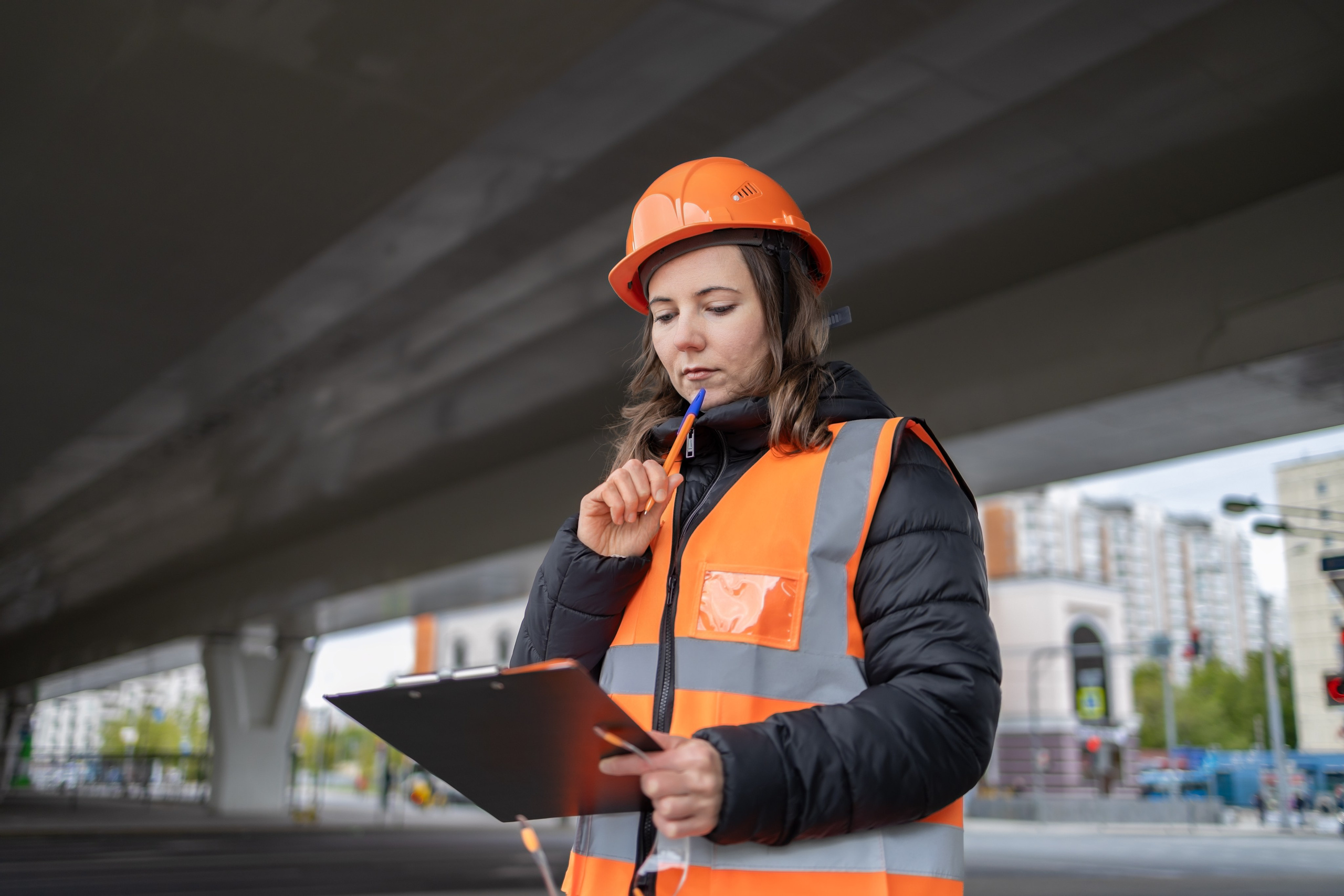 Фотосессия «Стройка» модель Ирина. Репортажный, семейный и студийный фотограф в Москве Демин Алексей