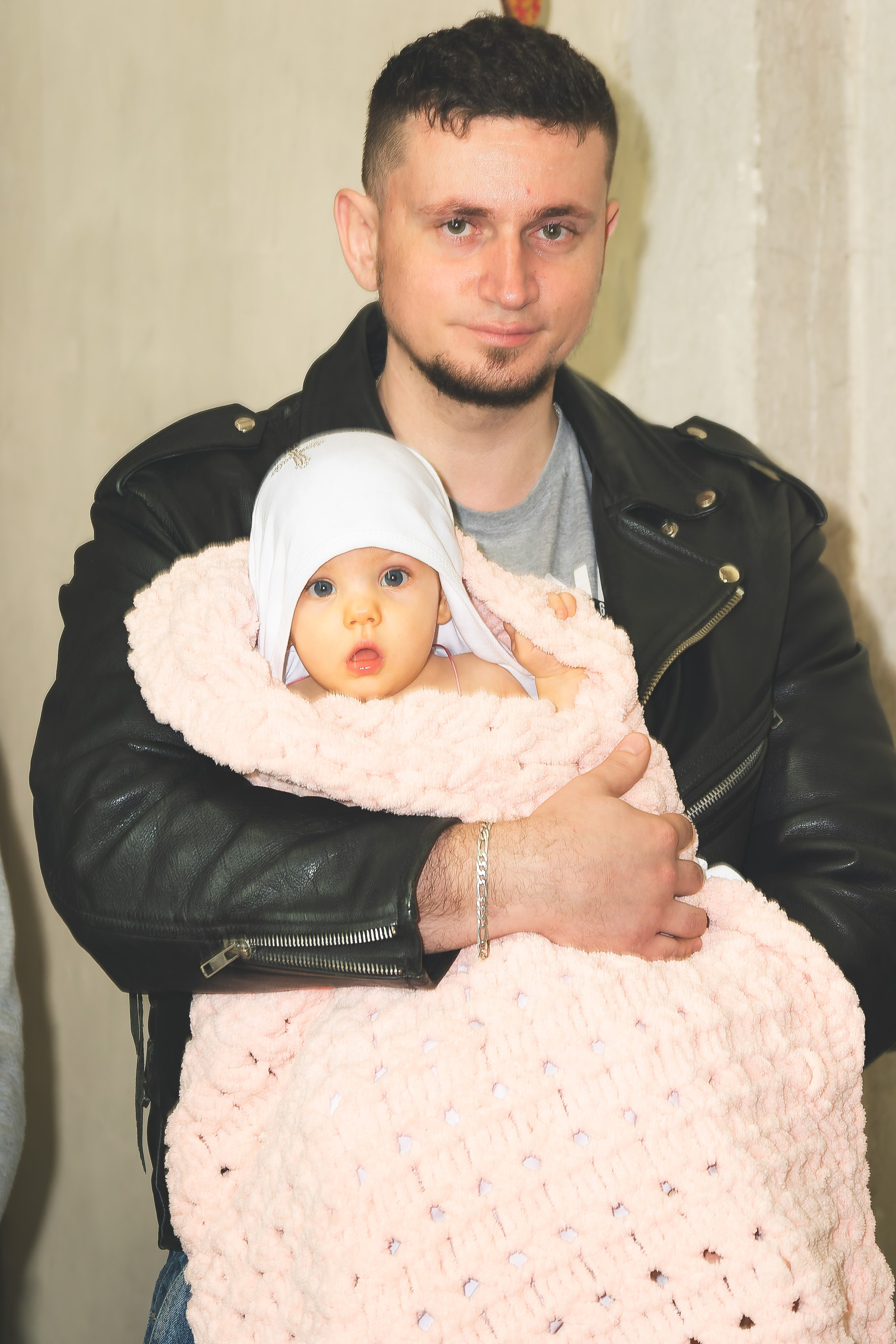 Крещение Ксении в храме Рождества Пресвятой Богородицы д. Щербинино. Фотограф Евгений Егоров