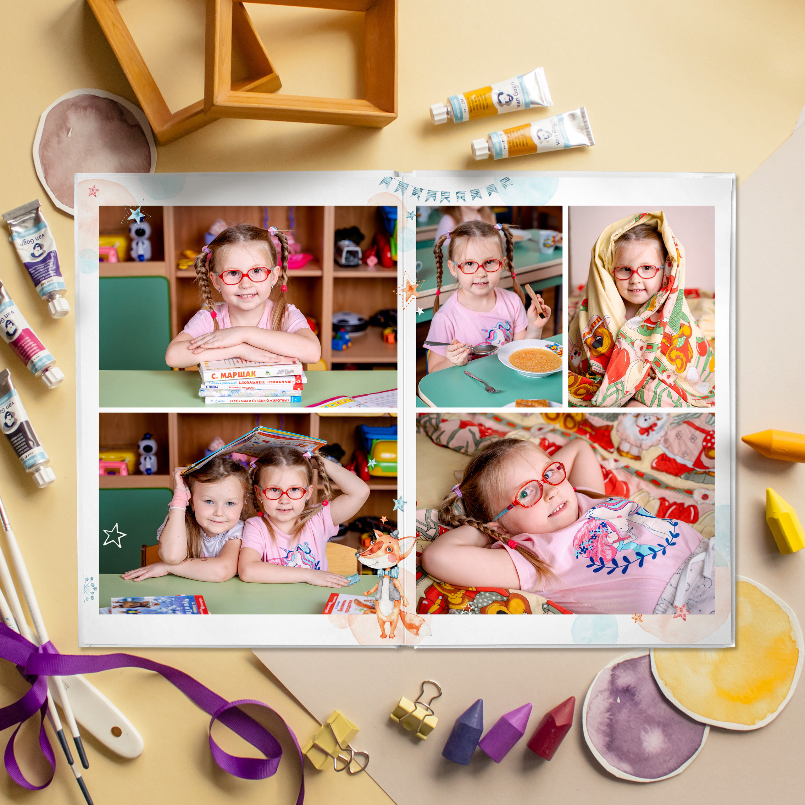 ЛИСИЧКИ. Выпускные альбомы для сада и школы в Москве