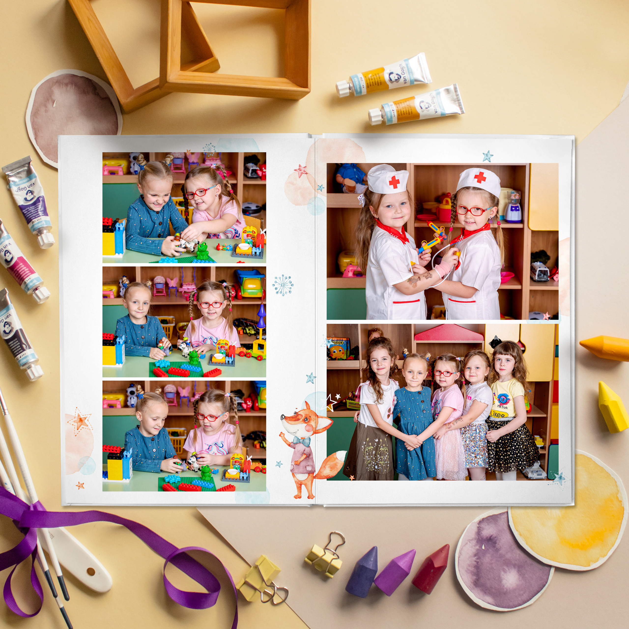 ЛИСИЧКИ. Выпускные альбомы для сада и школы в Москве