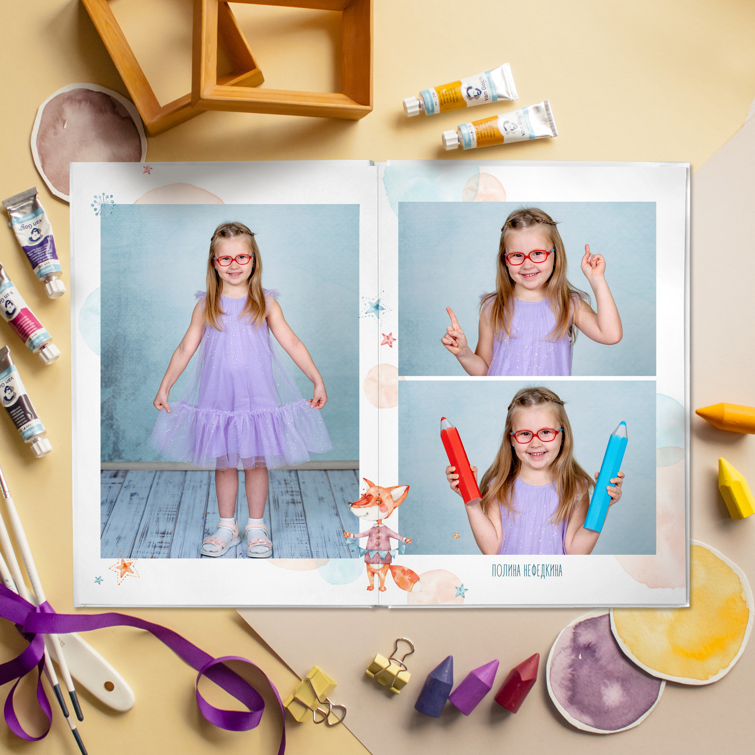 ЛИСИЧКИ. Выпускные альбомы для сада и школы в Москве