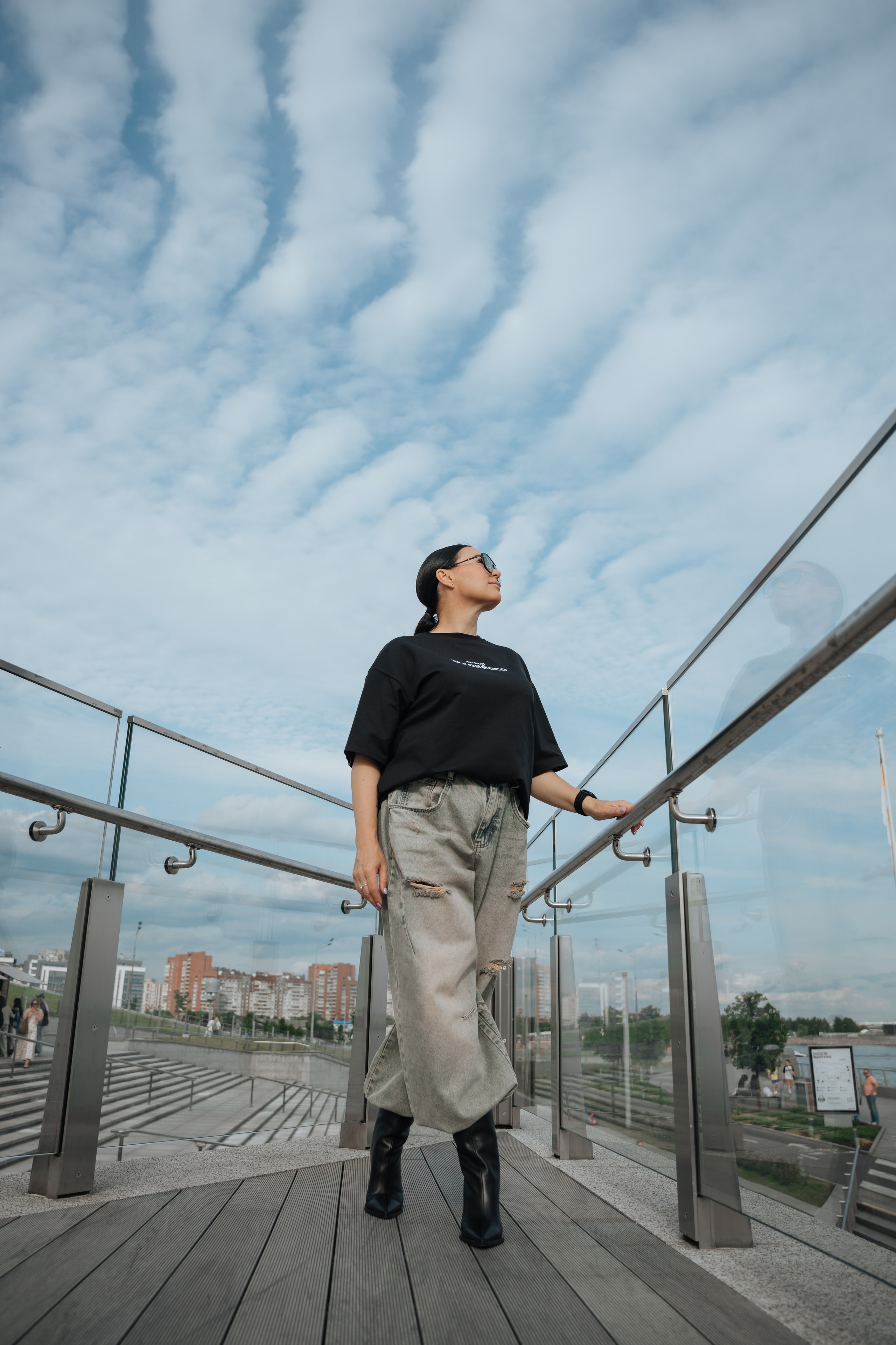 Елена. Лахта центр. Портретный фотограф в Санкт-Петербурге Дмитриева Наталия