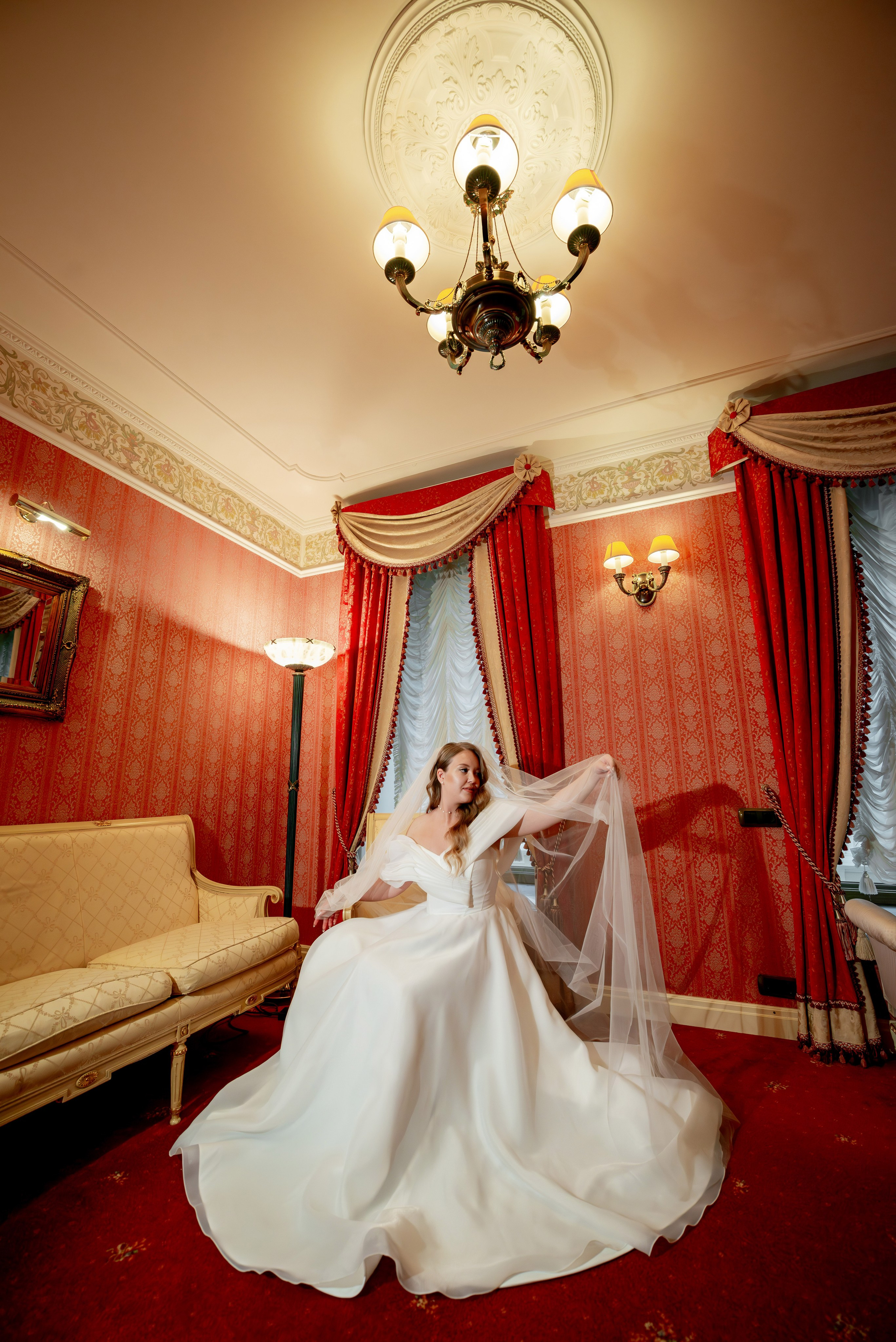 Надежда и Леонид (отель Талион Империал, Дворец Елисеевых). Портретный, семейный и свадебный фотограф в Санкт-Петербурге и в Пушкине Ширяев Денис