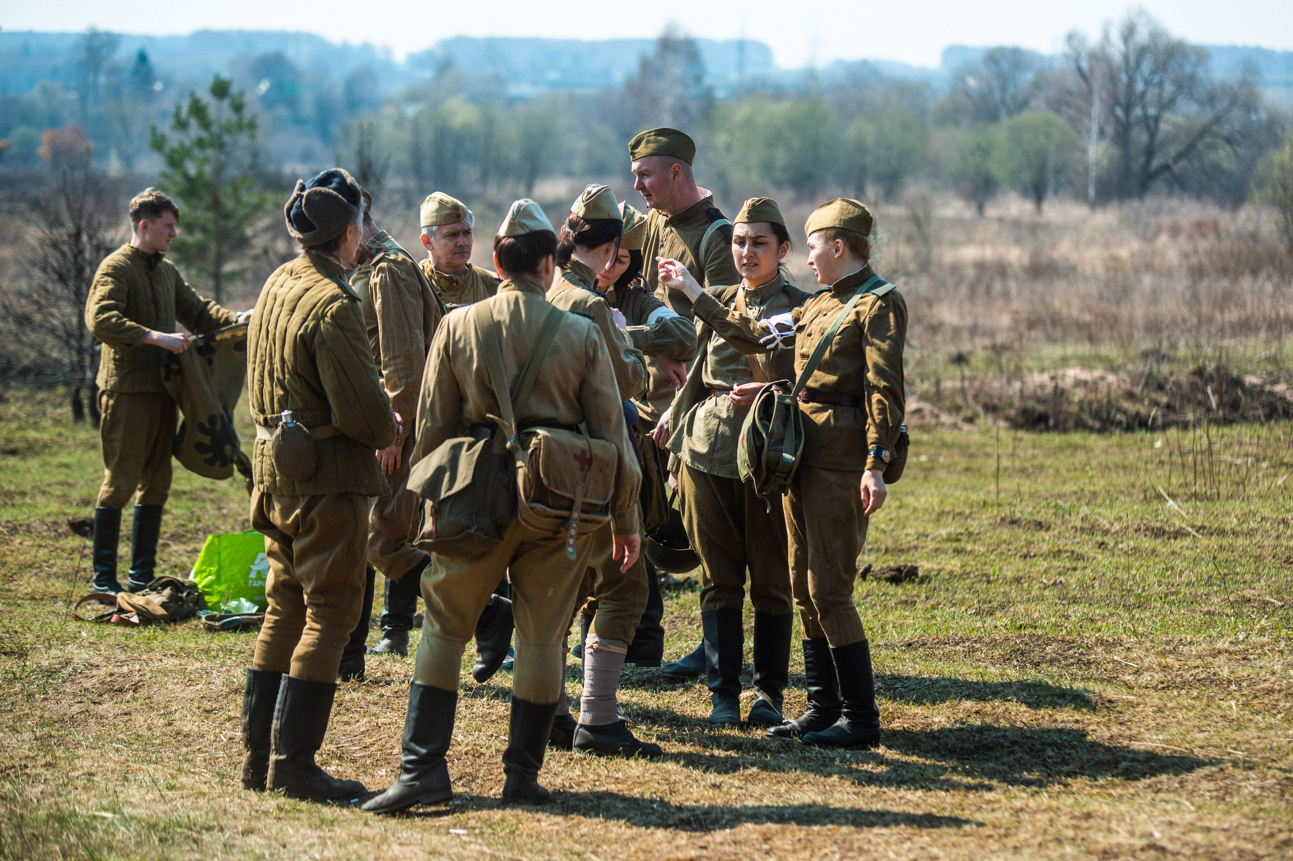 РЕКОНСТРУКЦИЯ БОЯ — ВОВ — БИТВА ЗА ГОРОД. Профессиональный фотограф в Мценске и Орловской области