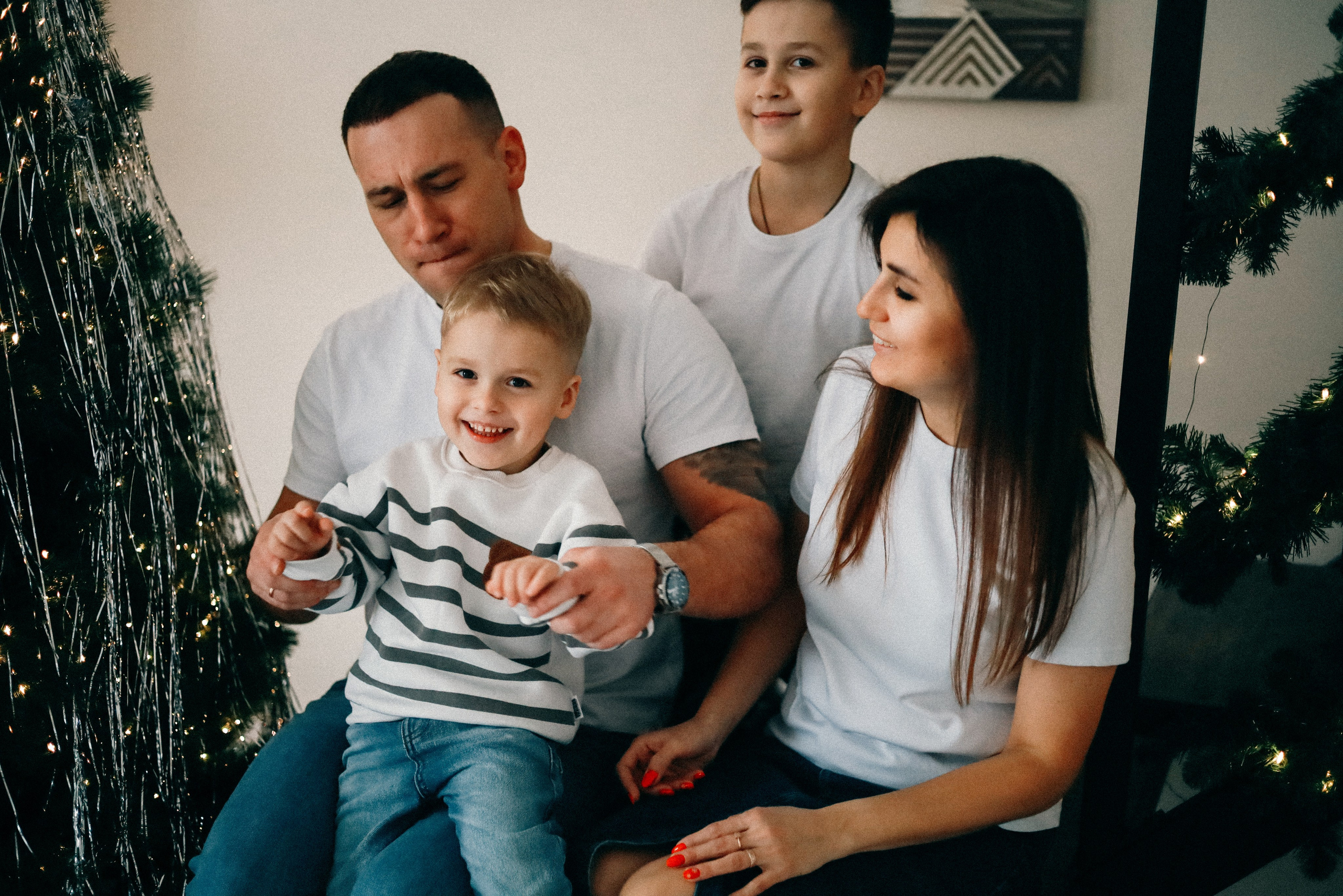 Катя, Витя, Никита и Платоша. Фотограф София Комкина