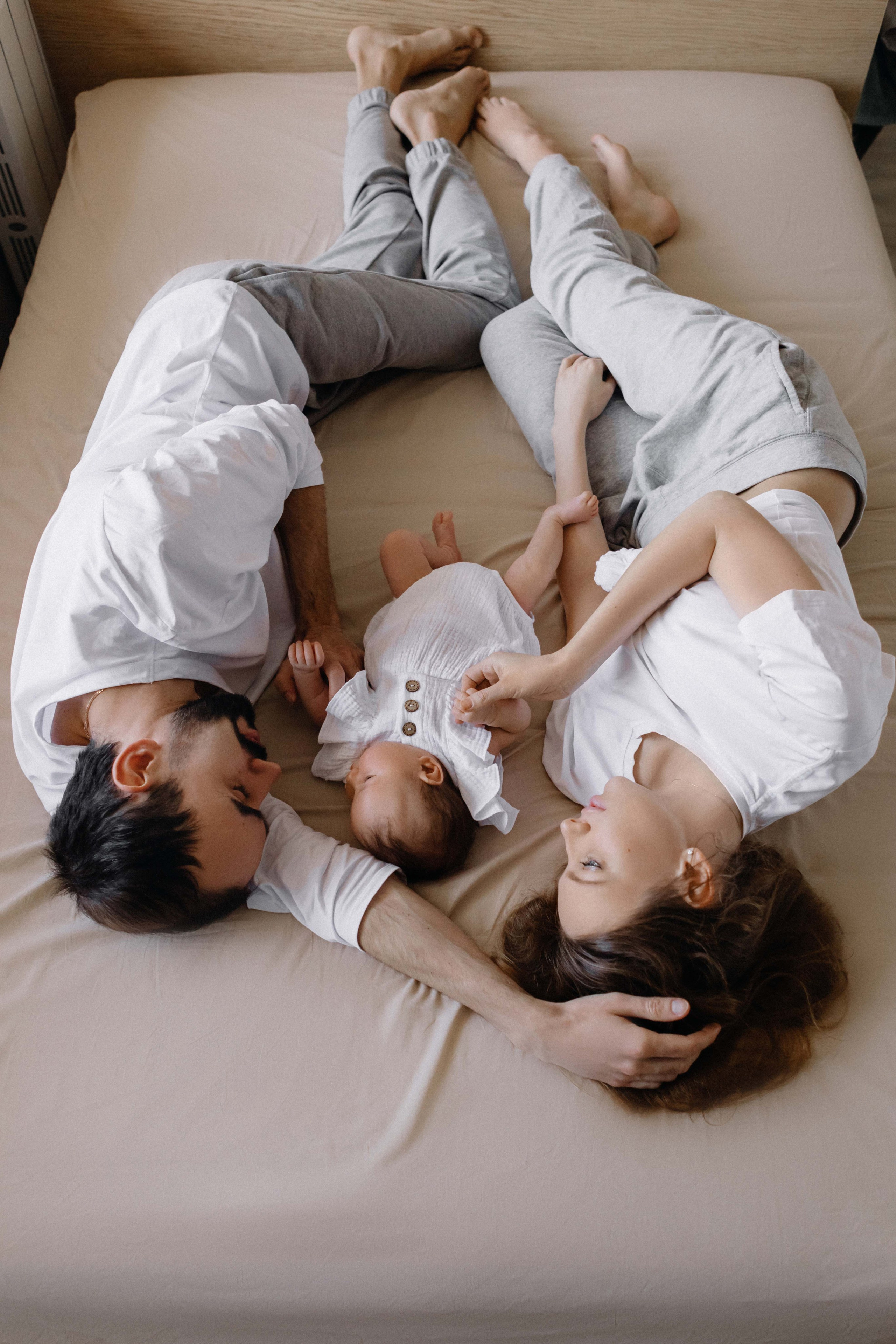 Домашняя фотосессия. Ксю, Вова и Оливия. Фотограф в Москве Ольга Сатони