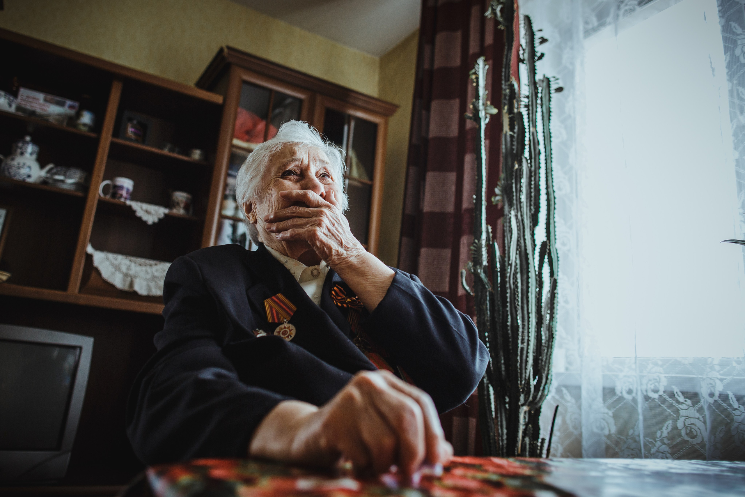 Ветеран Великой Отечественной Войны, портрет