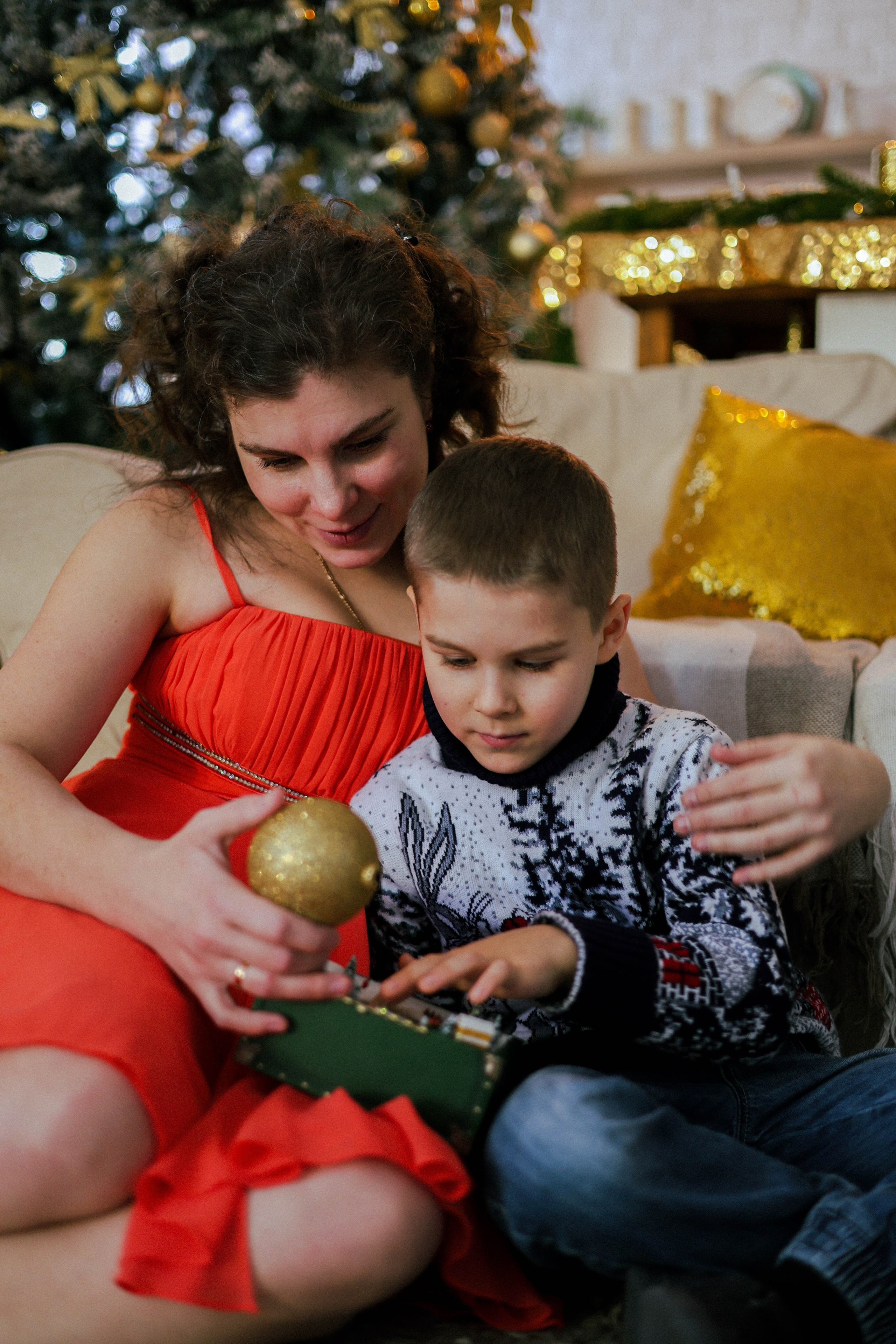 Новогодняя история «Нелля и ее семья». Фотограф в Москве Анастасия Калинина