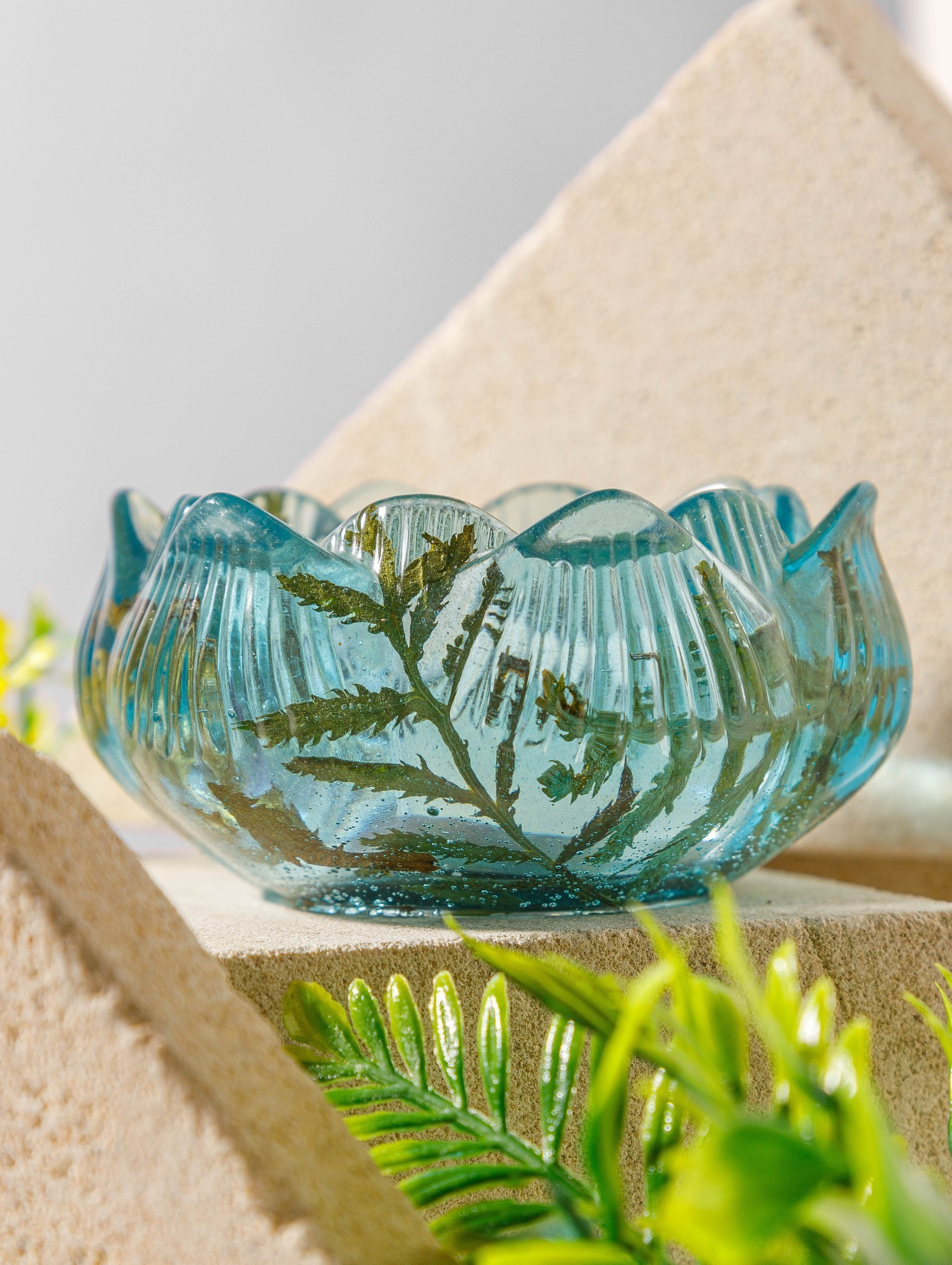 Подсвечники из эпоксидной смолы. Студия коммерческой съемки ХВОЯ