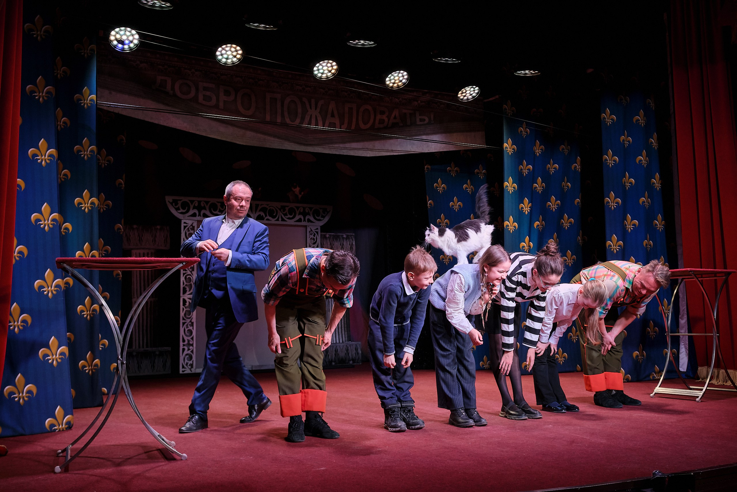 Пресс-конференция Ю.Куклачева в театре кошек