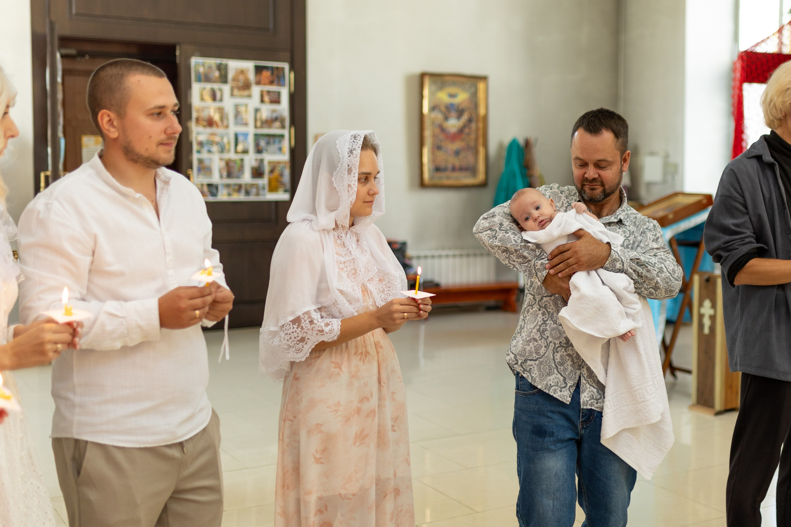 Крещение Артёма (все фото с таинсвта крещения). Фотограф новорожденных. Детский и семейный фотограф Марьяна Юдина