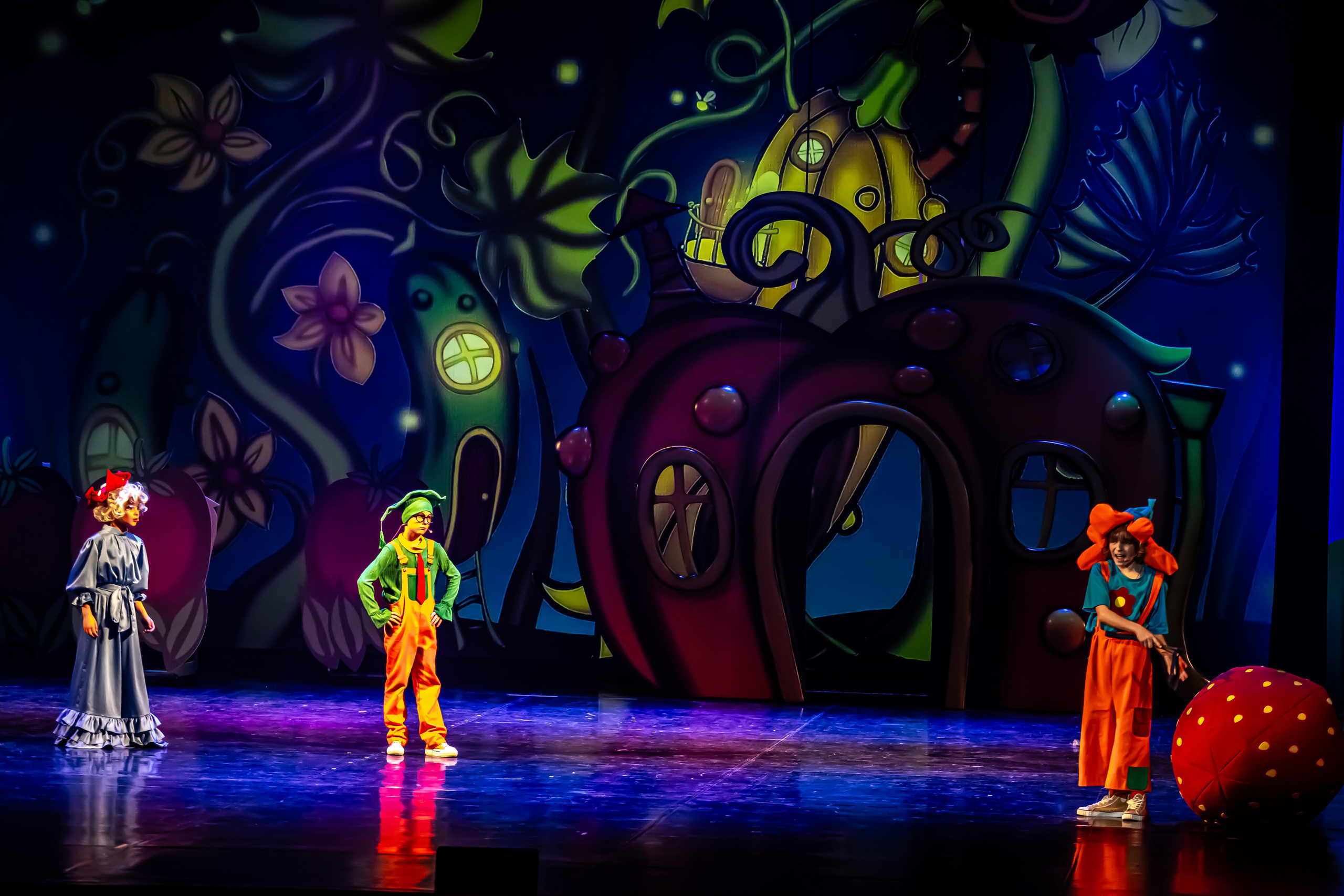 Мюзикл «Незнайка в царстве малюток» премьера Сочи солнышки и Сочи Соло. Фотограф в Сочи Юрий Шептаев