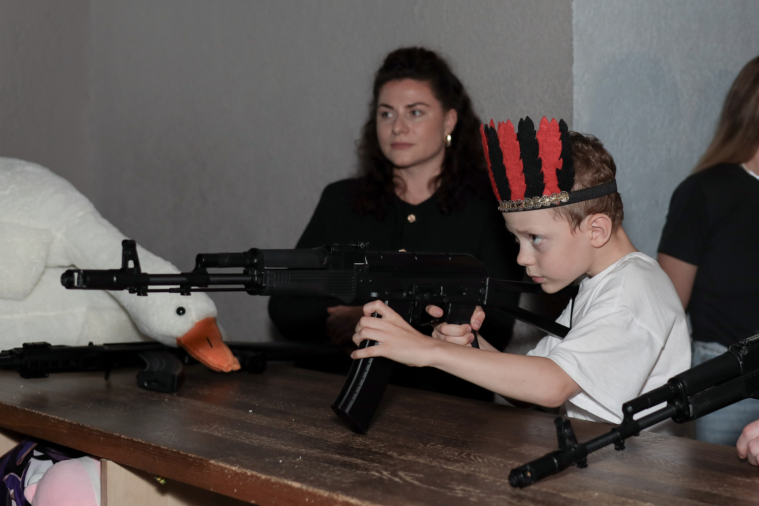 День рождение в стрелковом клубе. Фотограф Надршина Лилия