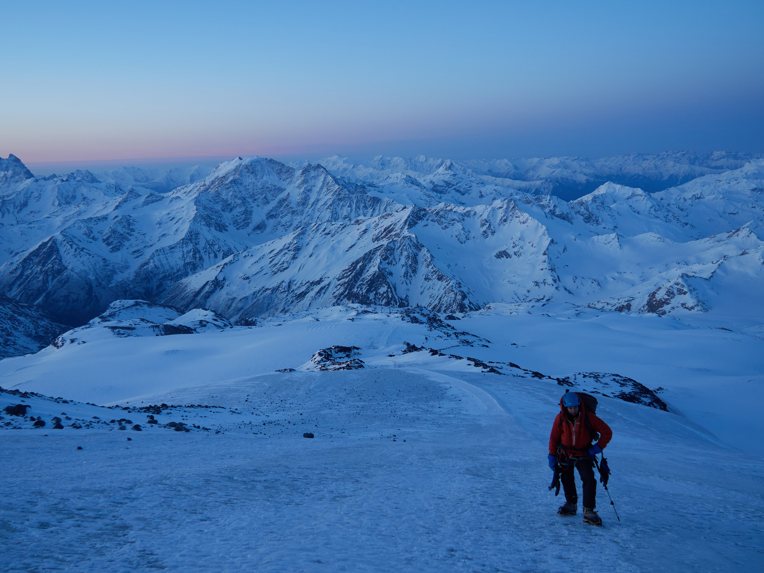 Фотограф на Эльбрусе