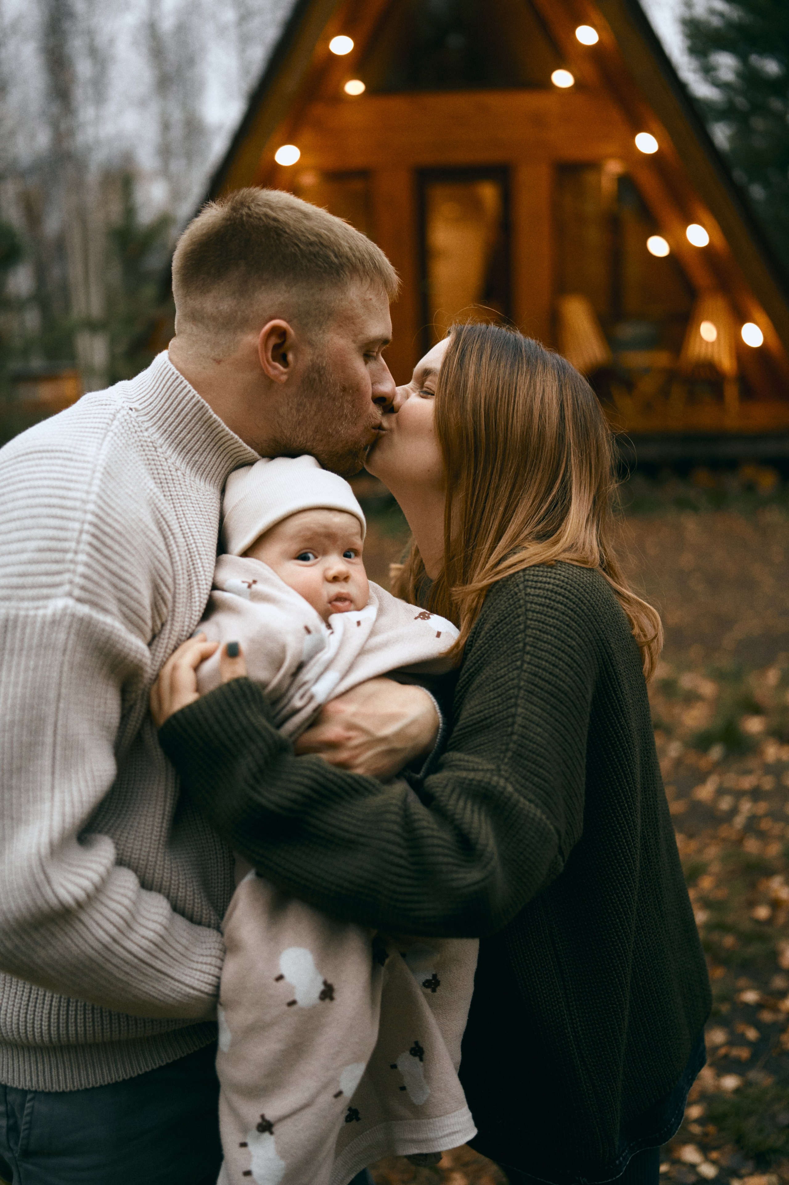 Осень, домик, семья. Фотограф Киров Анжелика Некрасова