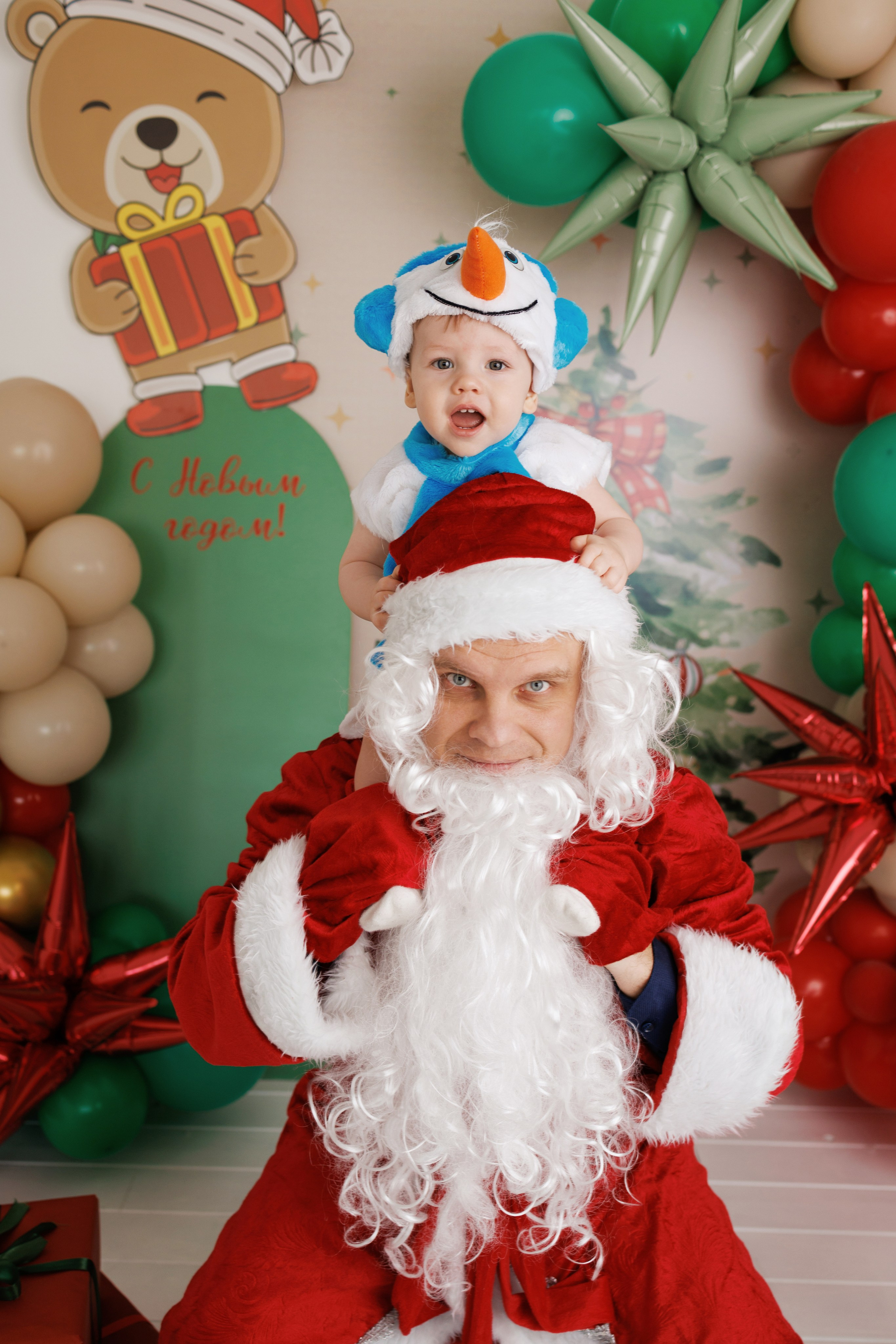 Кириллу 1 годик. Фотограф новорожденный малышей Новосибирск
