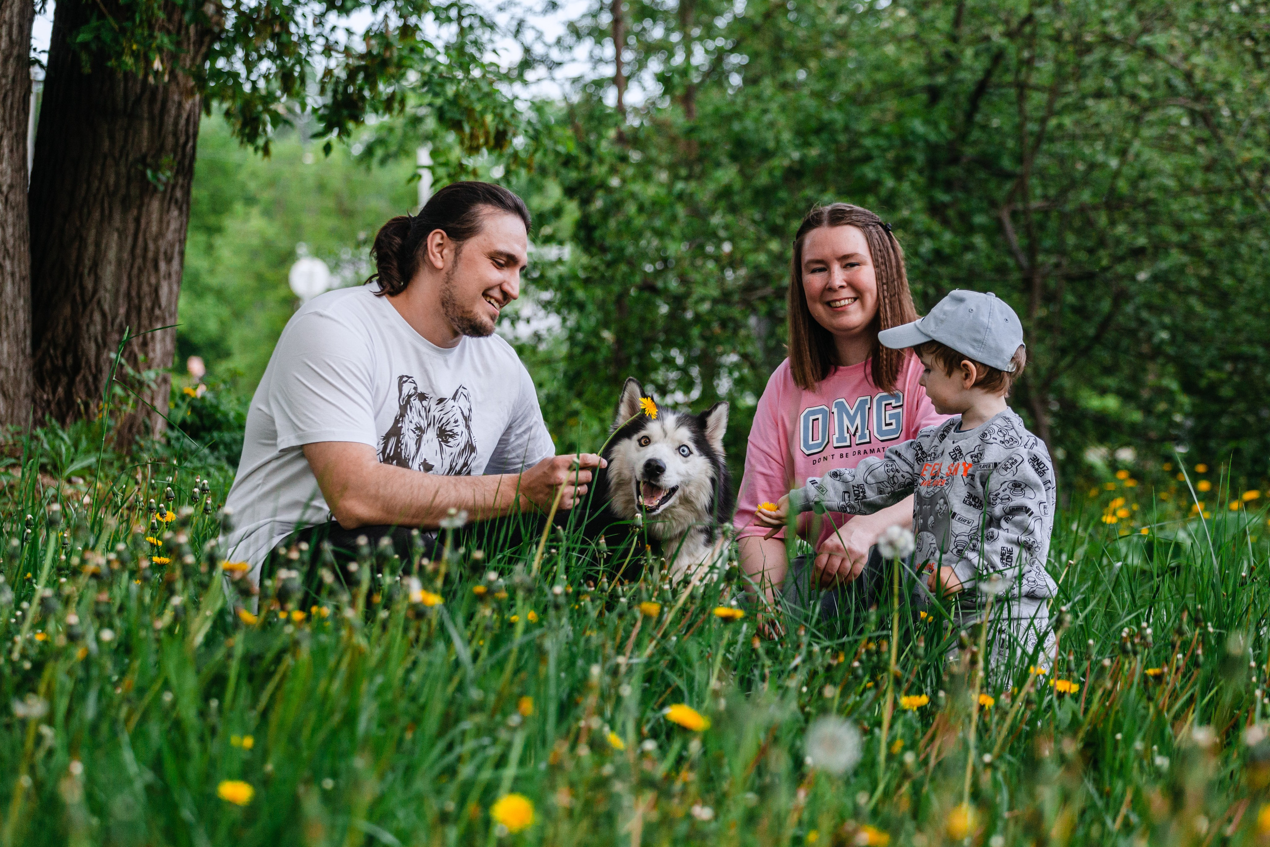 Семейная экспресс фотосессия в рамках фотодня. Фотограф-анималист Татьяна Степанова