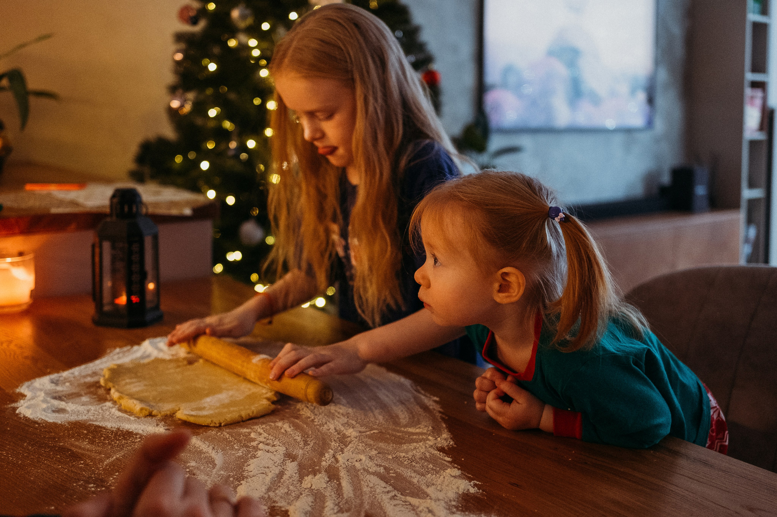 Новогодняя домашняя фотосессия. Семейный и детский фотограф в Санкт-Петербурге