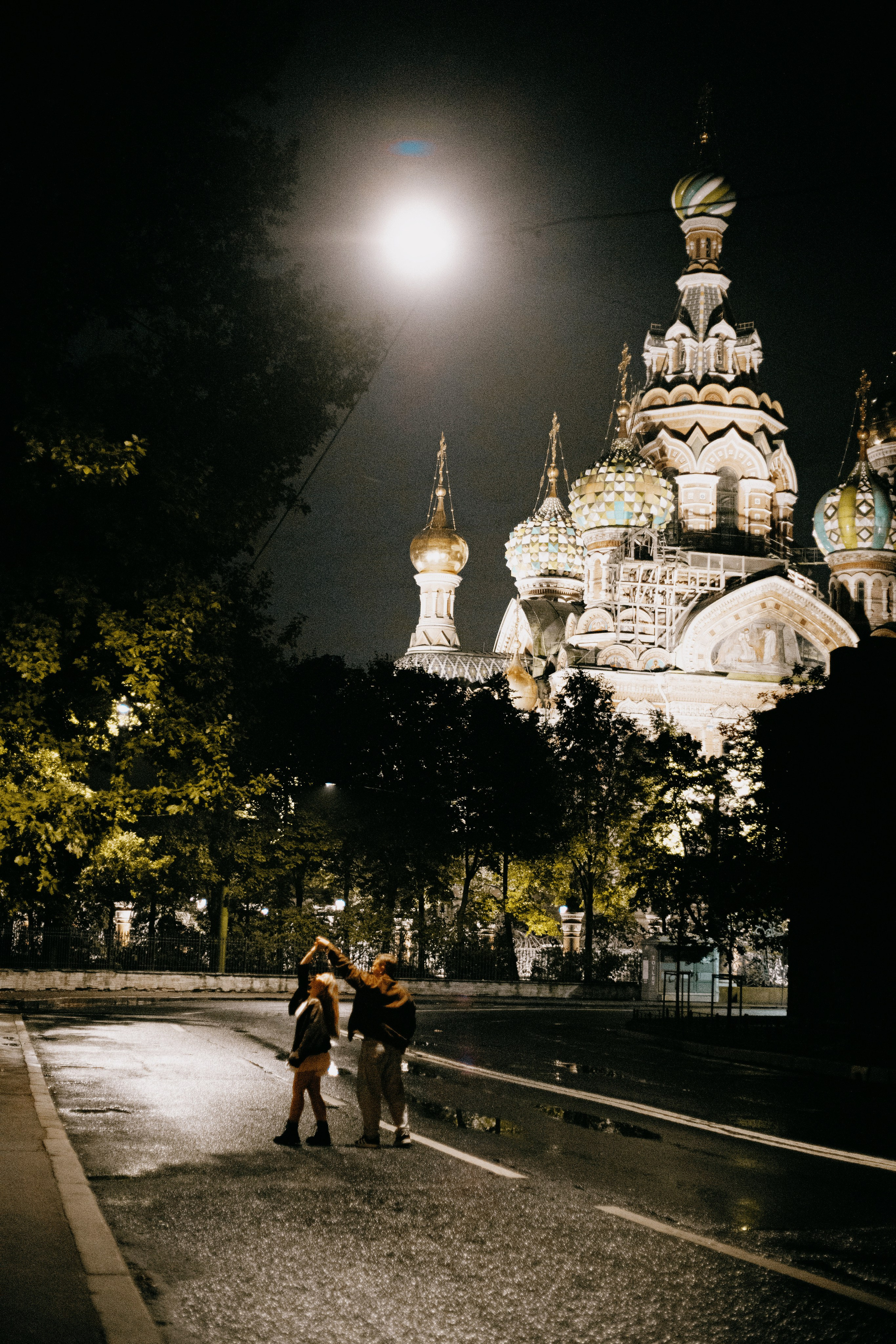 Тёмная ночь, мосты, любовь🤍. Петербургский фотограф — Рия