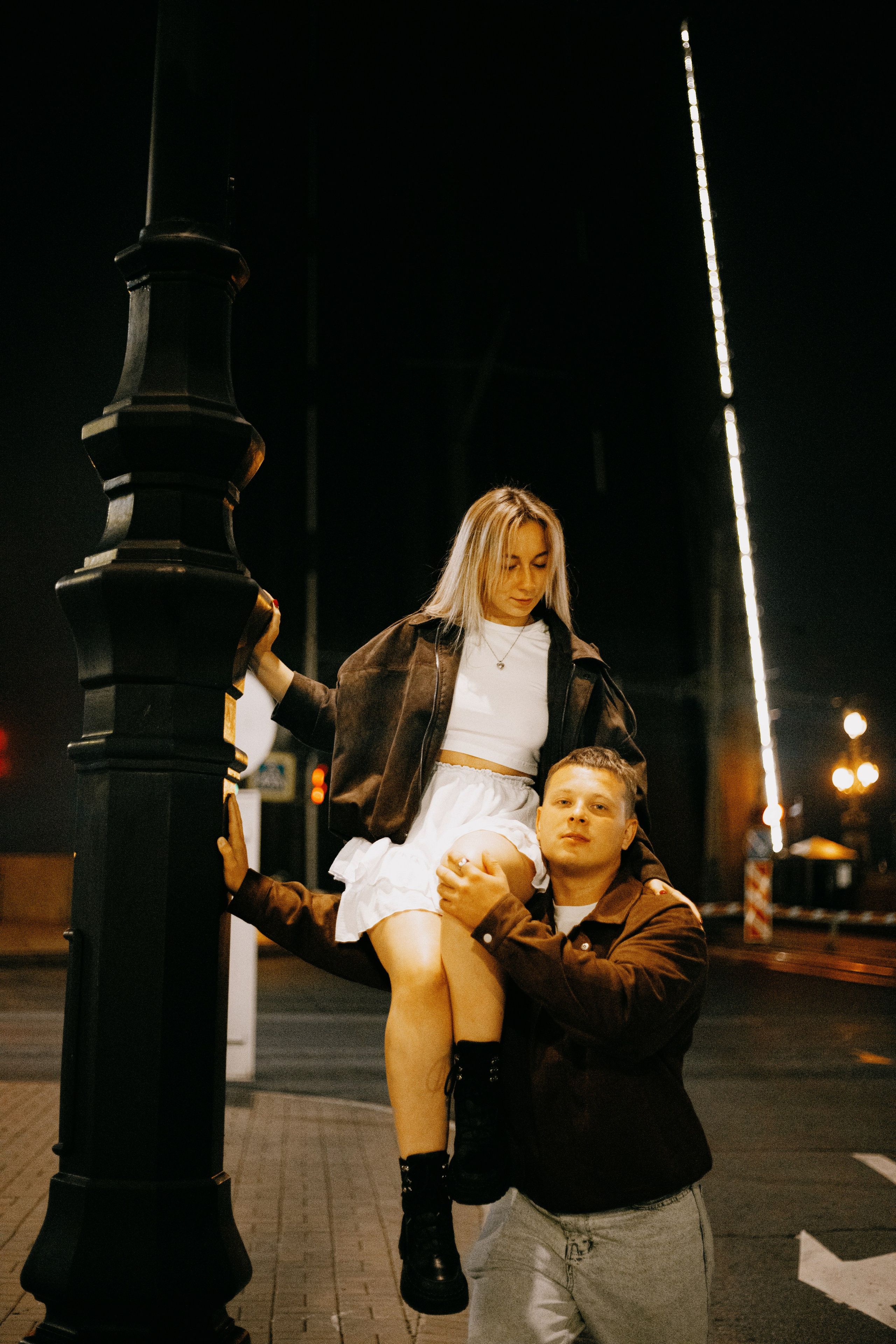 Тёмная ночь, мосты, любовь🤍. Петербургский фотограф — Рия