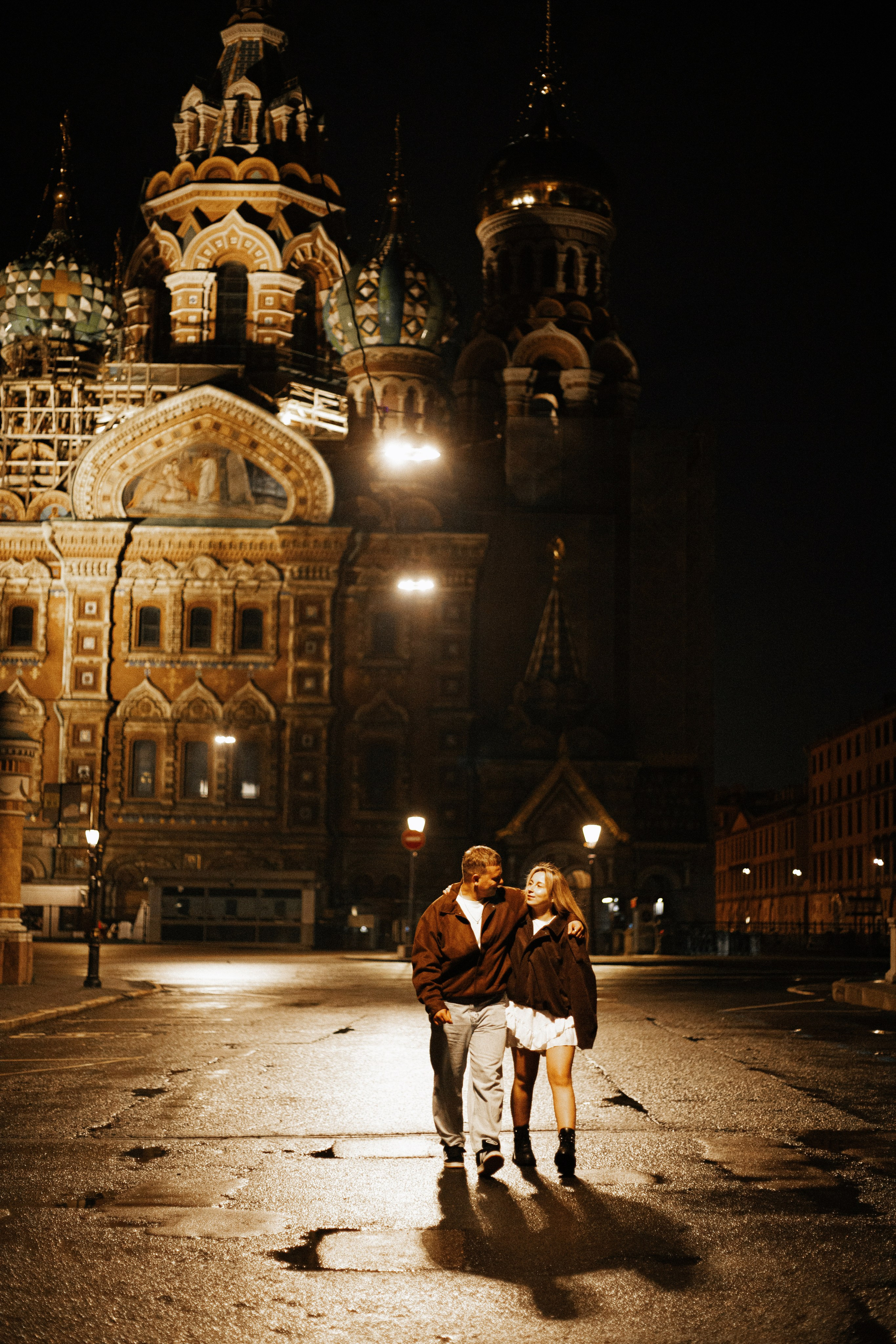 Тёмная ночь, мосты, любовь🤍. Петербургский фотограф — Рия