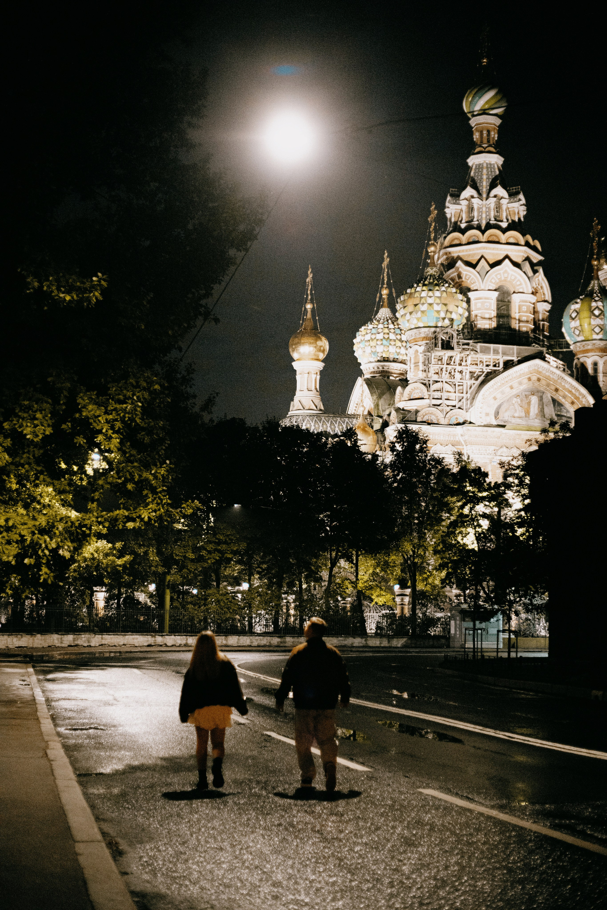Тёмная ночь, мосты, любовь🤍. Петербургский фотограф — Рия