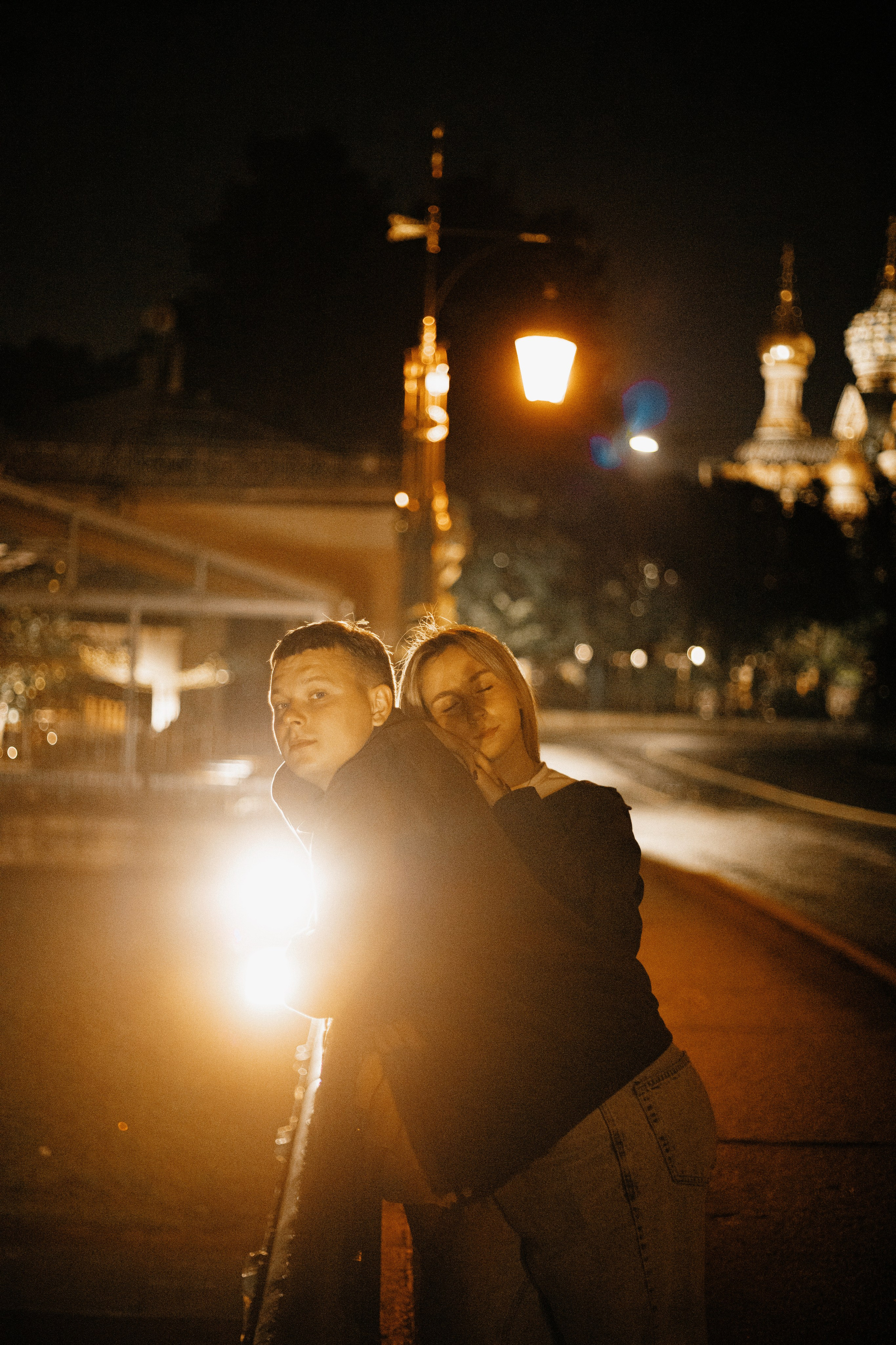 Тёмная ночь, мосты, любовь🤍. Петербургский фотограф — Рия