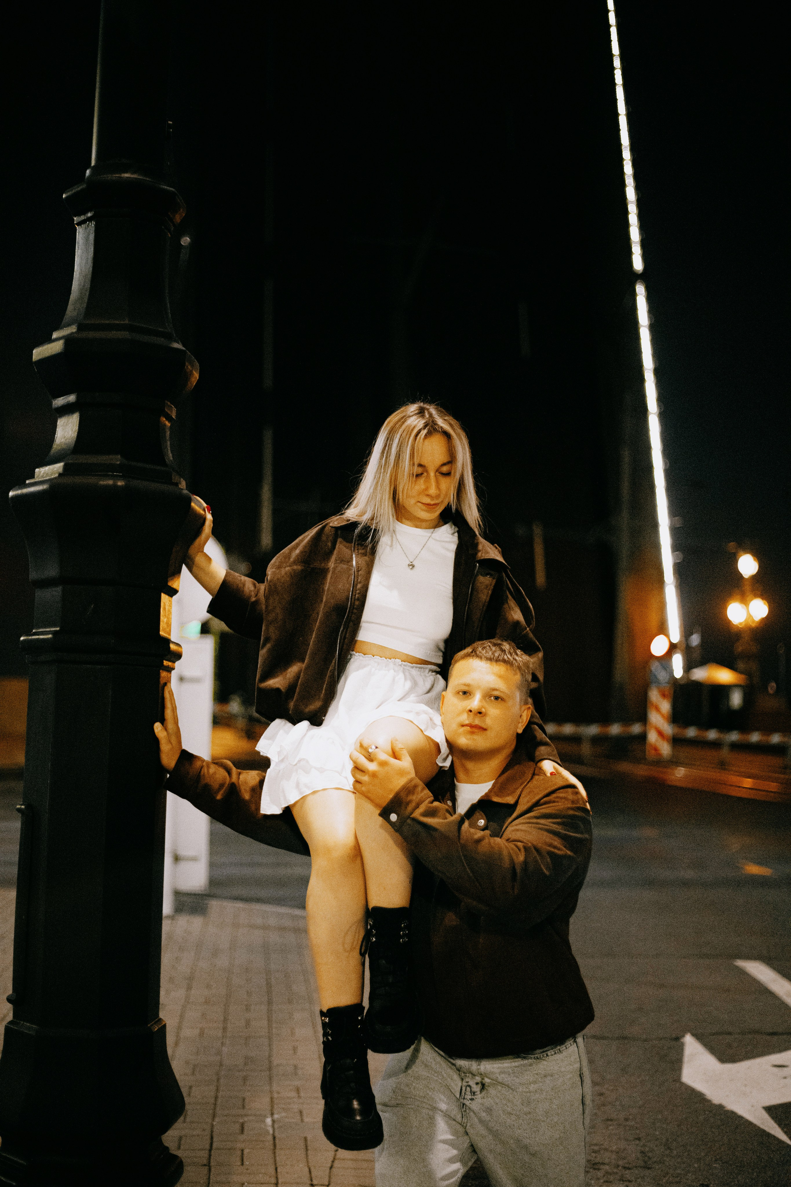 Тёмная ночь, мосты, любовь🤍. Петербургский фотограф — Рия