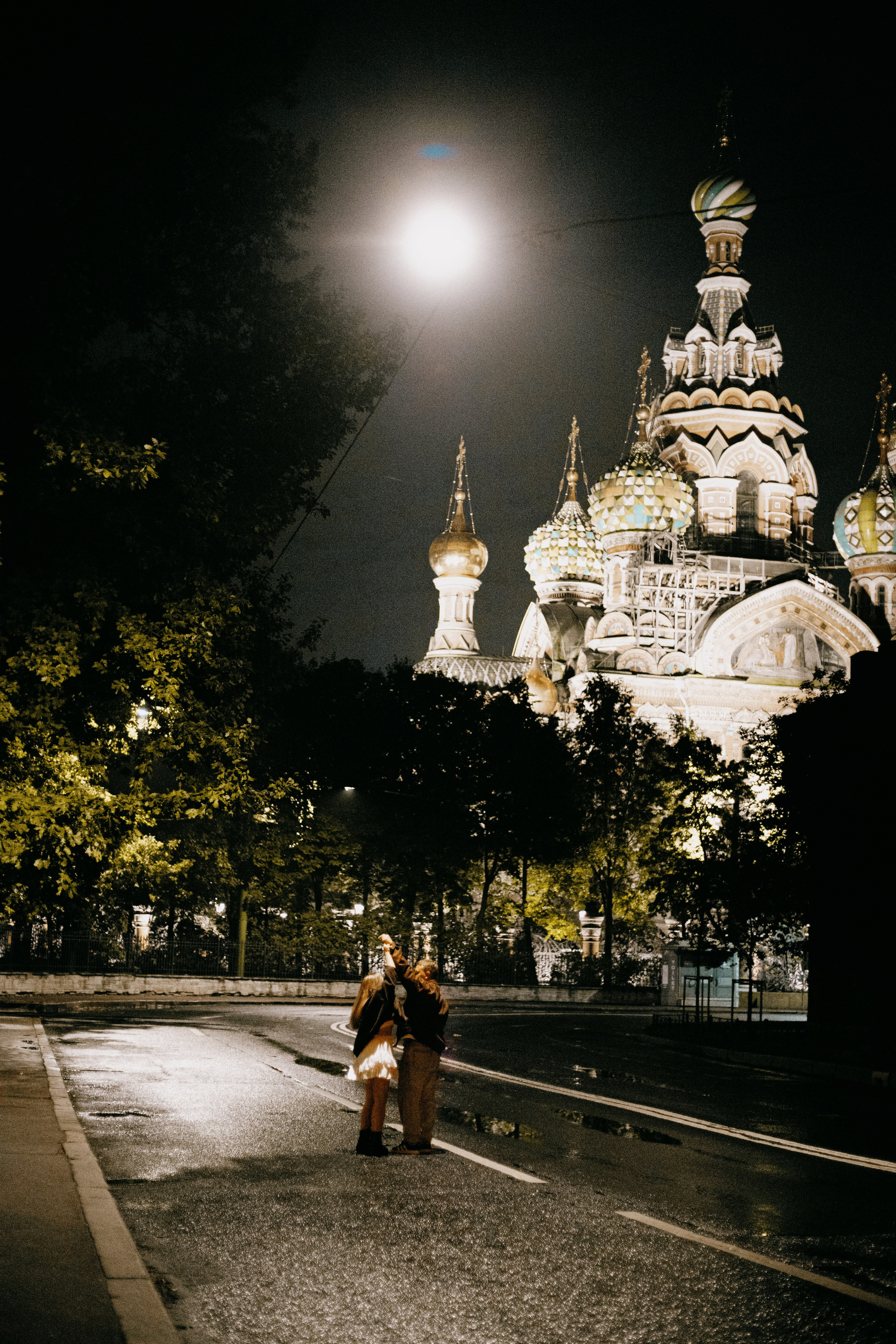 Тёмная ночь, мосты, любовь🤍. Петербургский фотограф — Рия