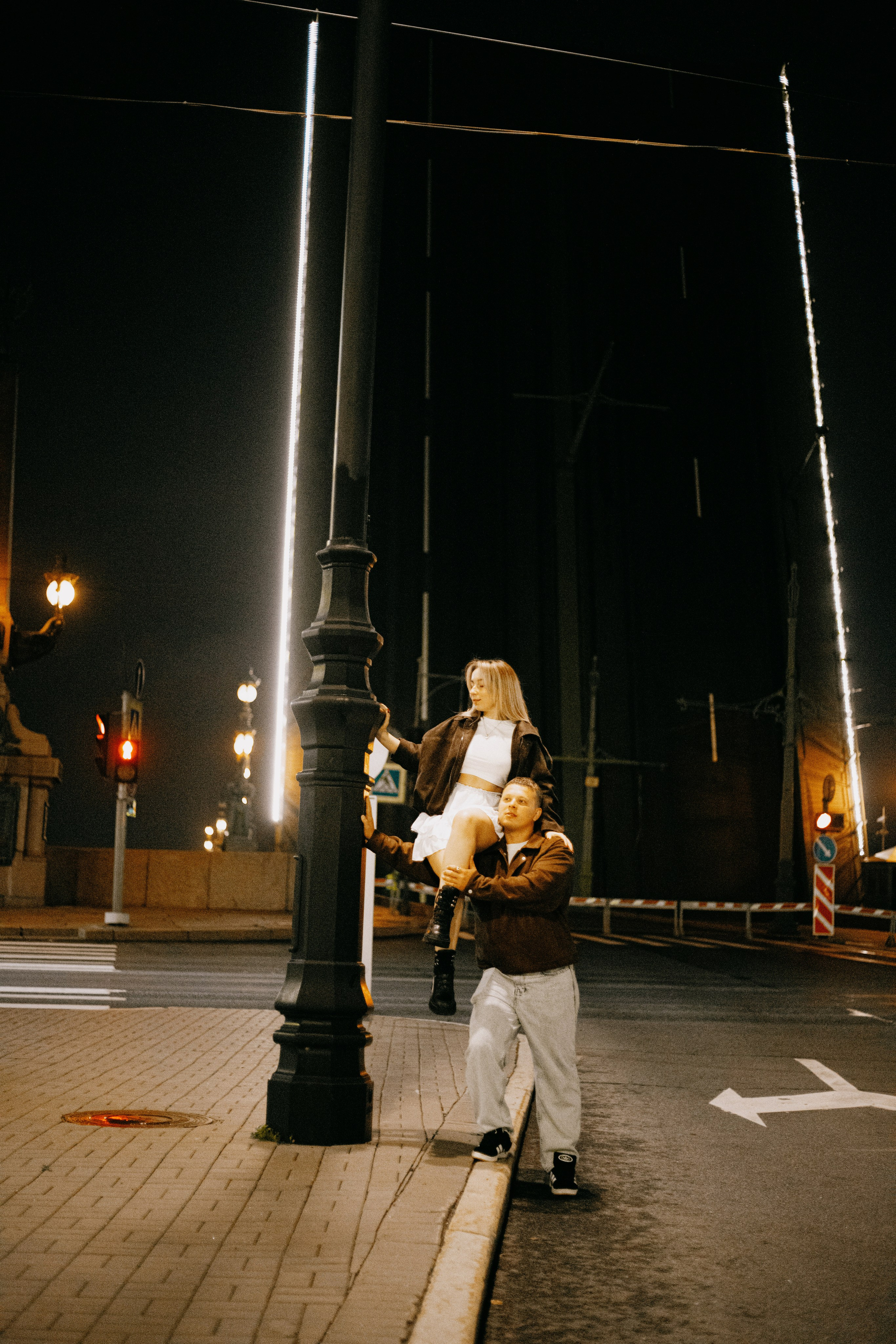 Тёмная ночь, мосты, любовь🤍. Петербургский фотограф — Рия
