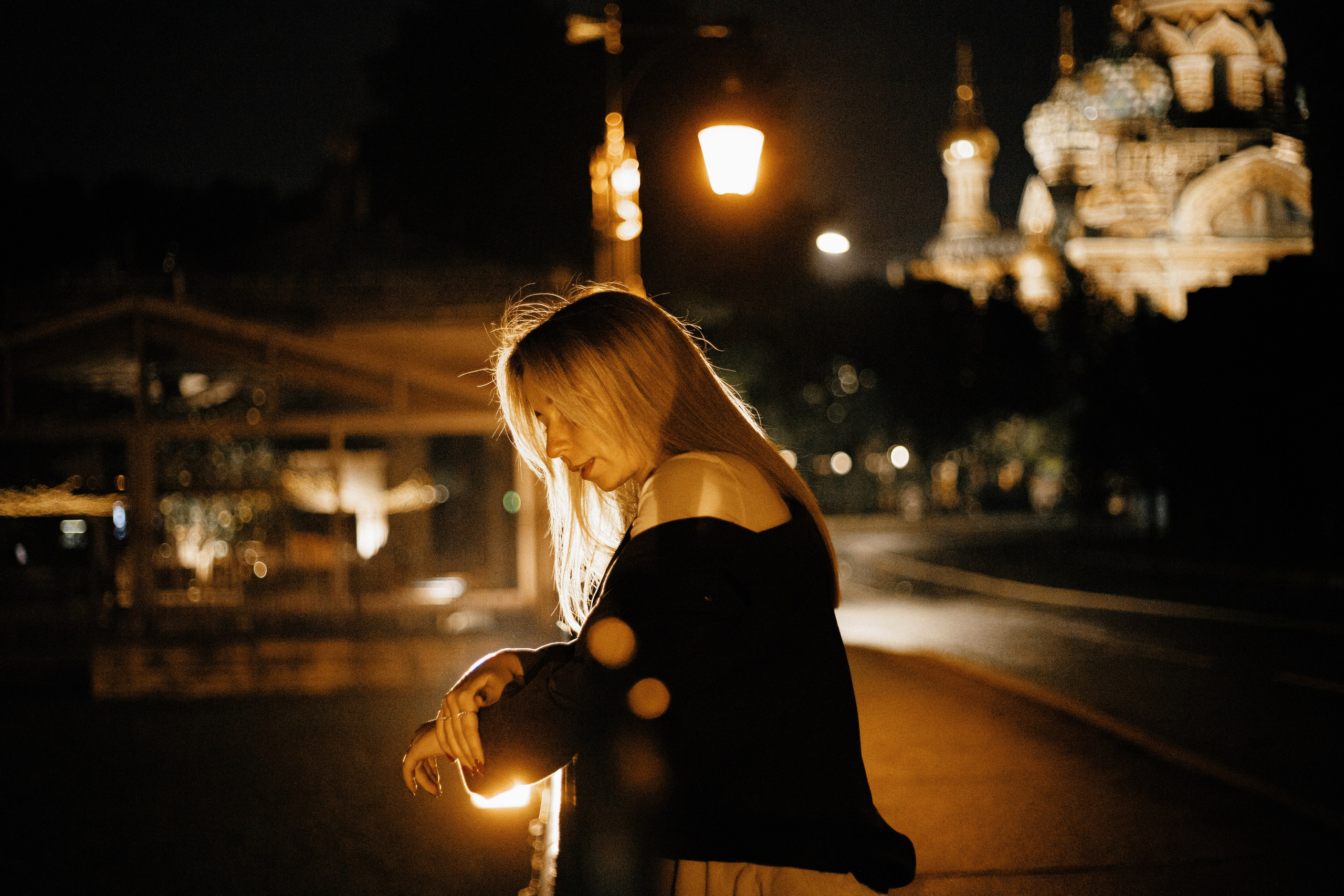 Тёмная ночь, мосты, любовь🤍. Петербургский фотограф — Рия