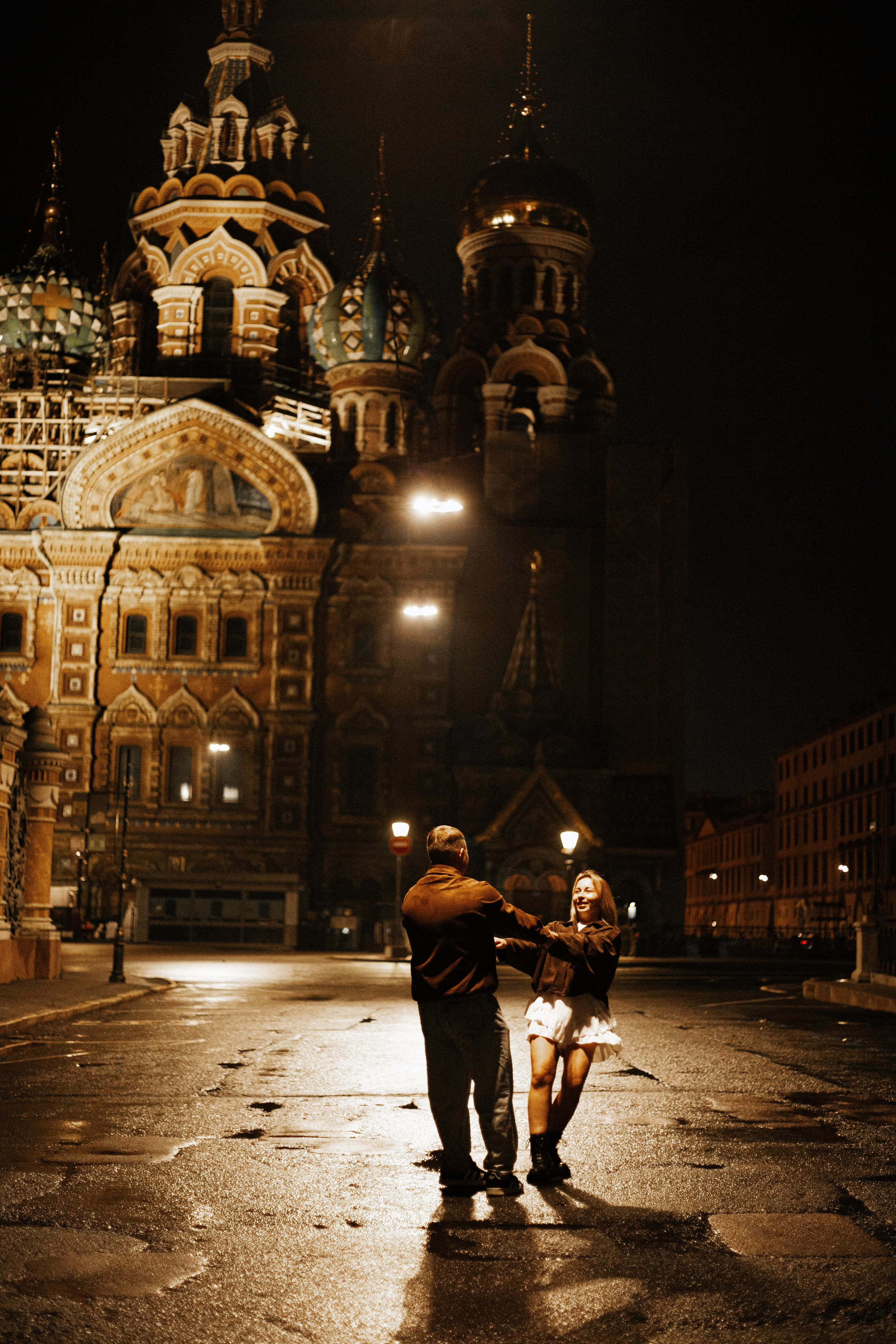 Тёмная ночь, мосты, любовь🤍. Петербургский фотограф — Рия