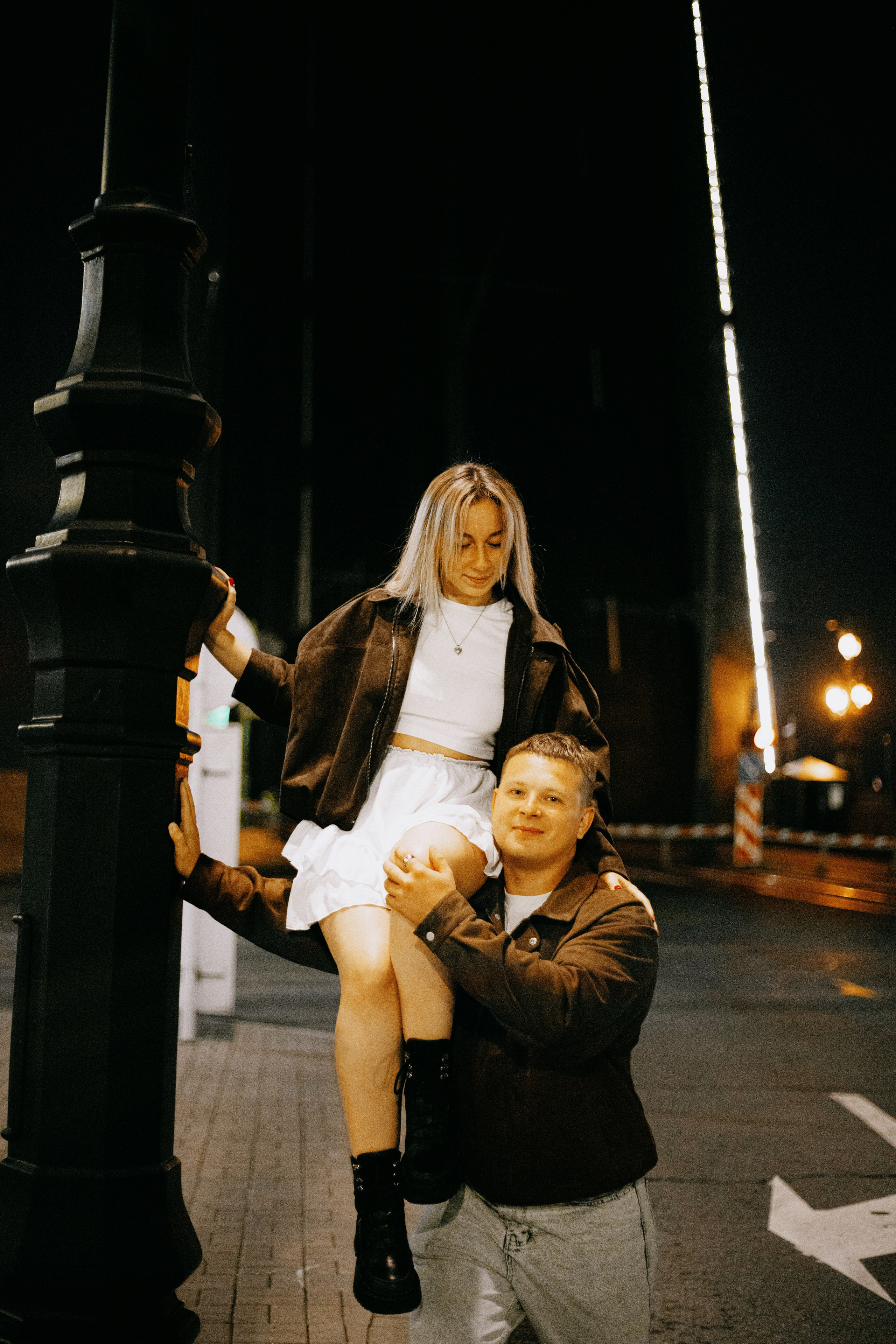 Тёмная ночь, мосты, любовь🤍. Петербургский фотограф — Рия
