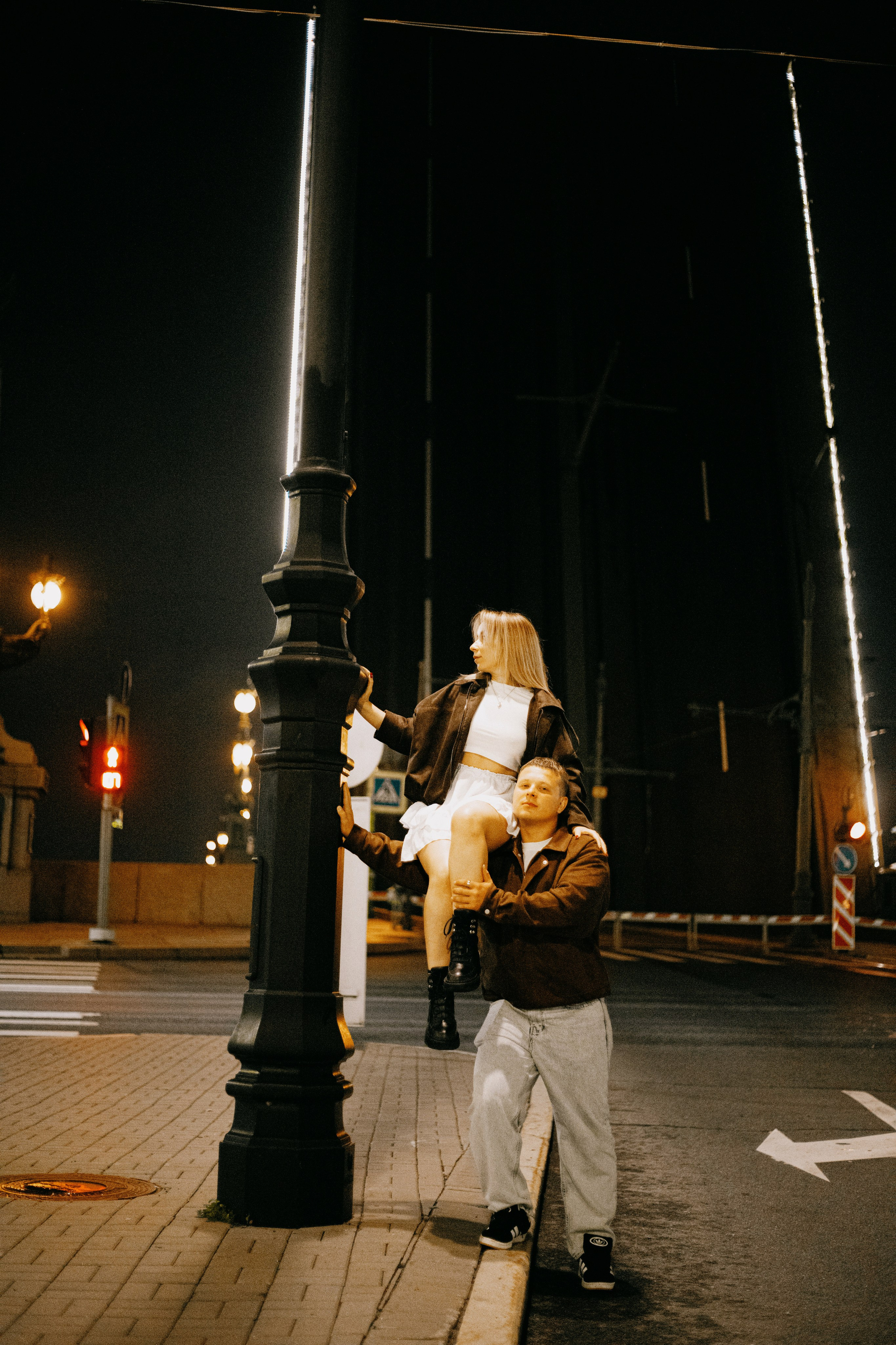 Тёмная ночь, мосты, любовь🤍. Петербургский фотограф — Рия
