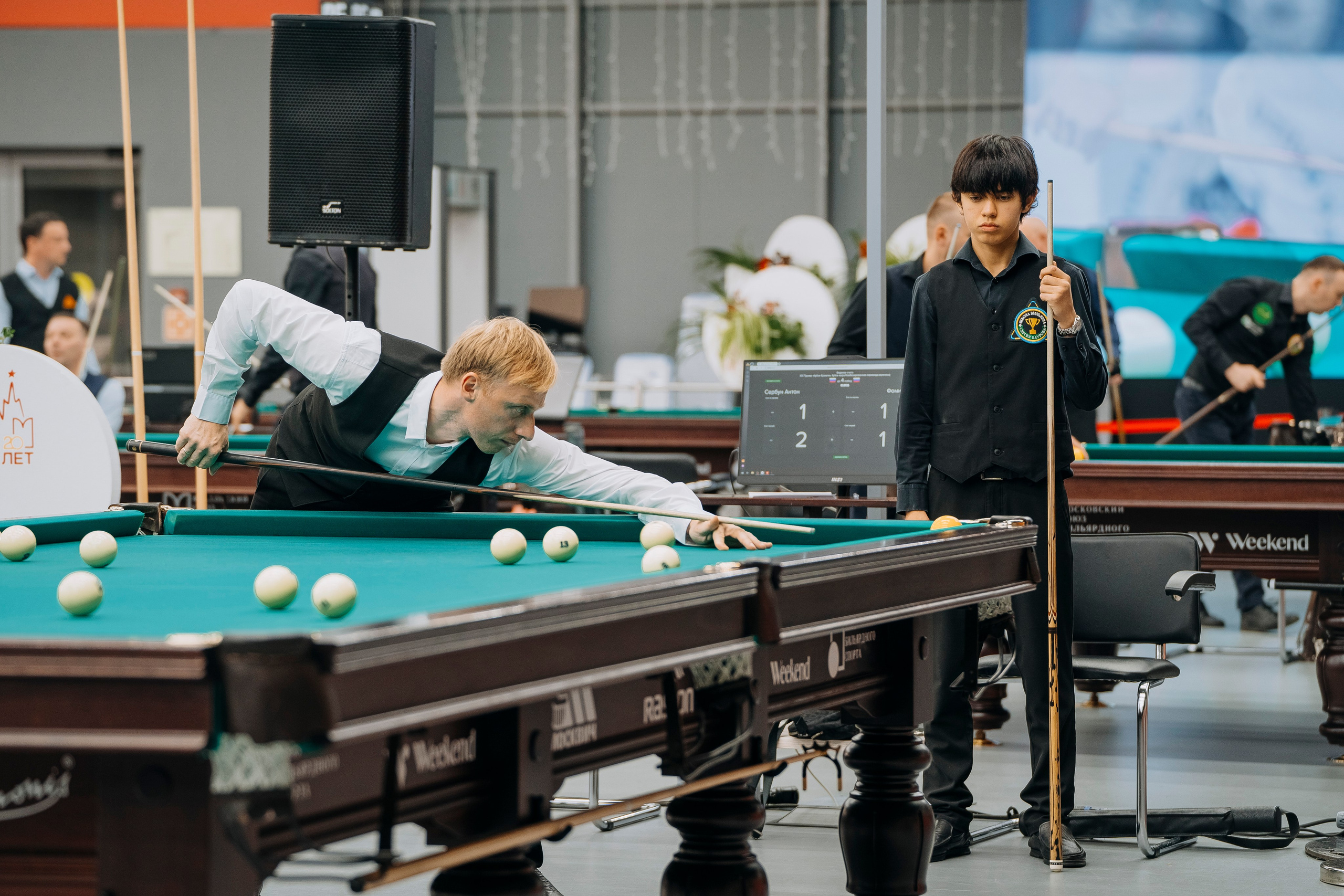 Билиард. Профессиональный портретный фотограф в Москве Владимир Глаголев