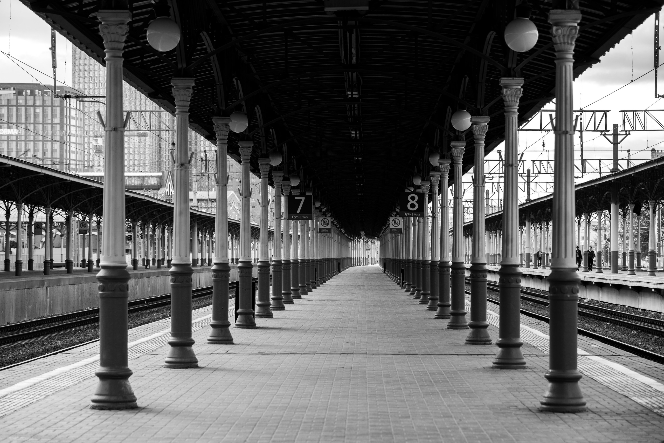 Монохромная Москва. Легкая фотография