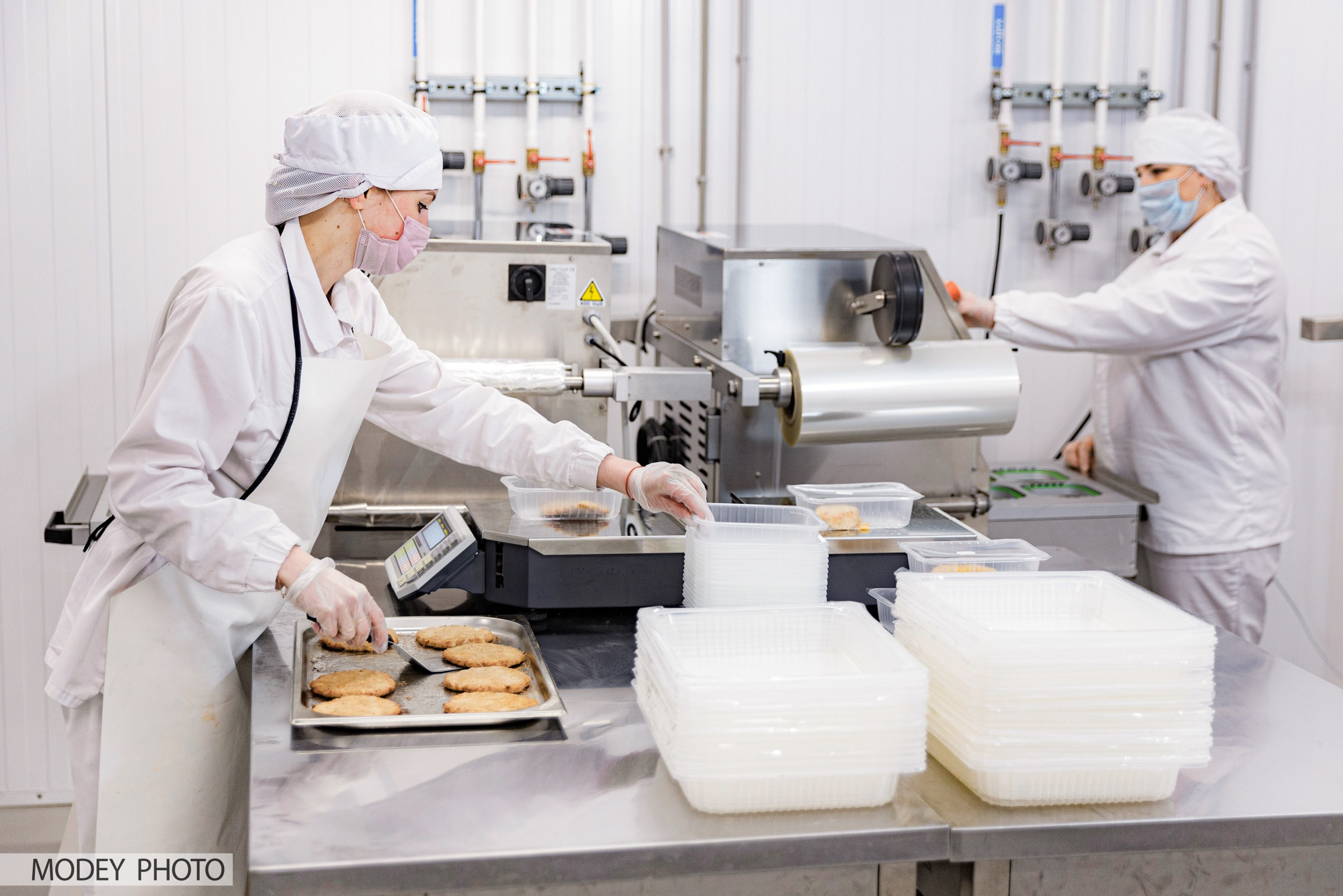 Производственный процесс пищевого цеха