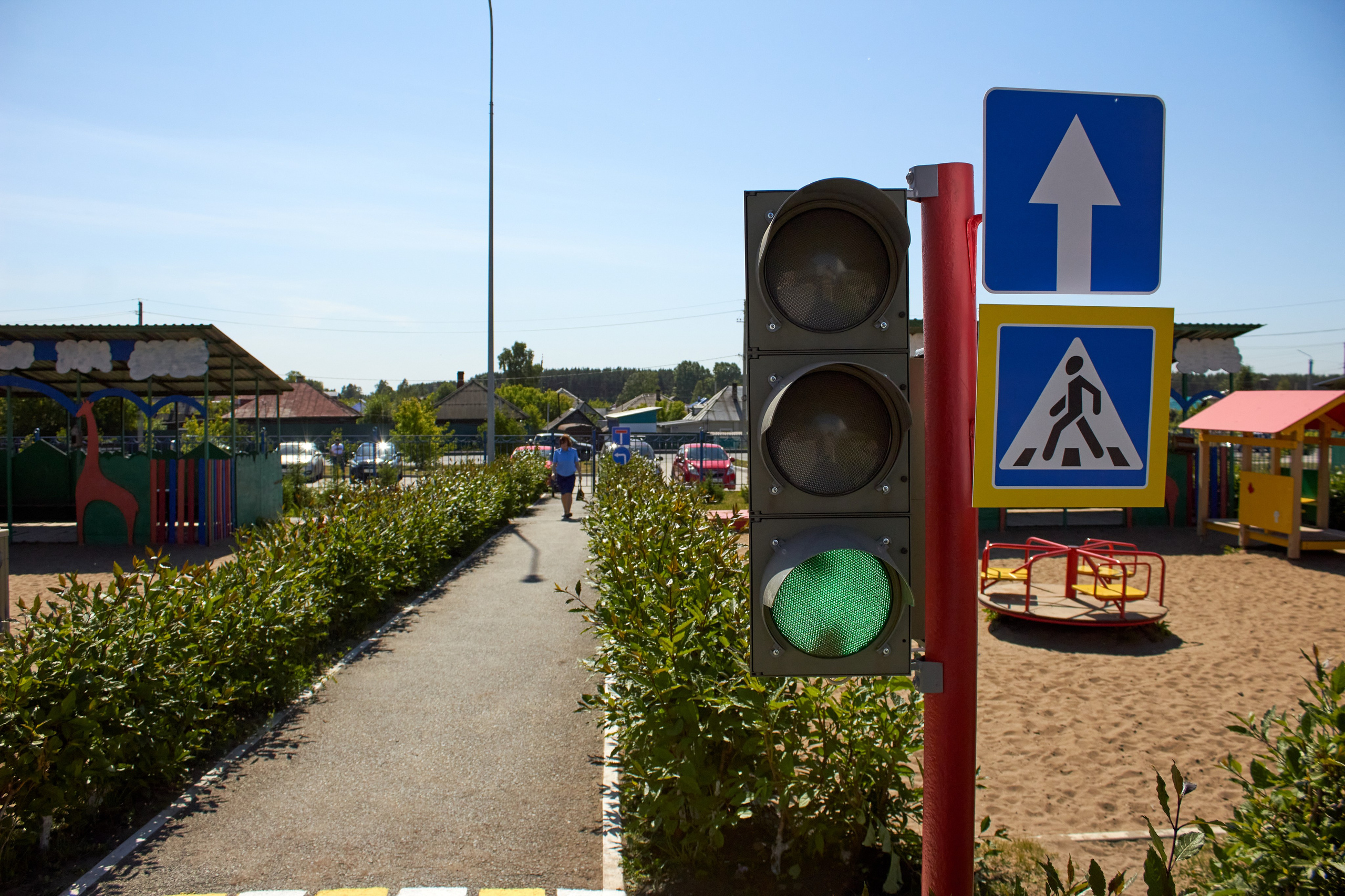 Открытие детского автогородока по безопасности дорожного движения. [fXph] Фотограф Масликов Илья. Съёмка мероприятий в Ленинске-Кузнецком