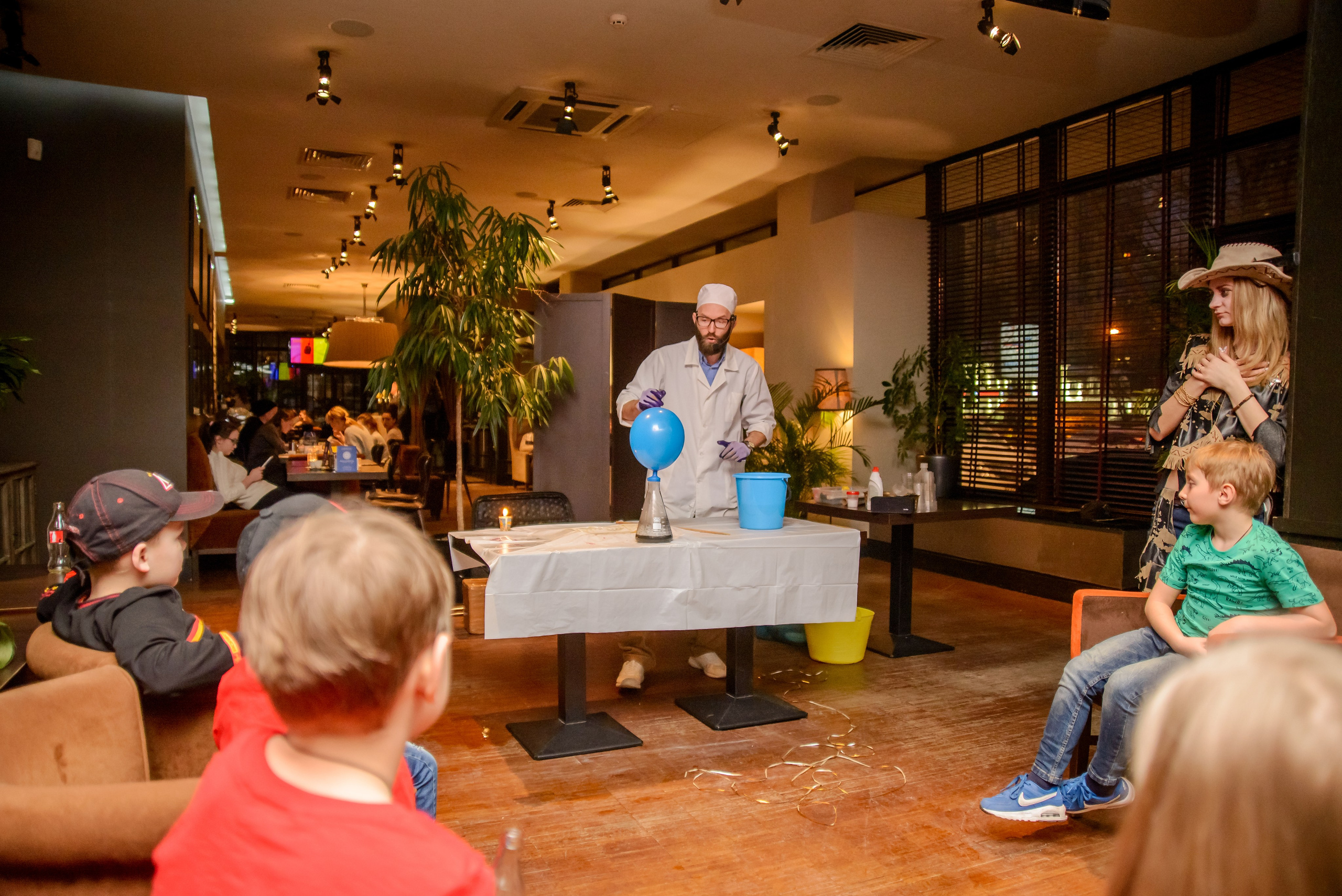 Детский день рождения в ресторане