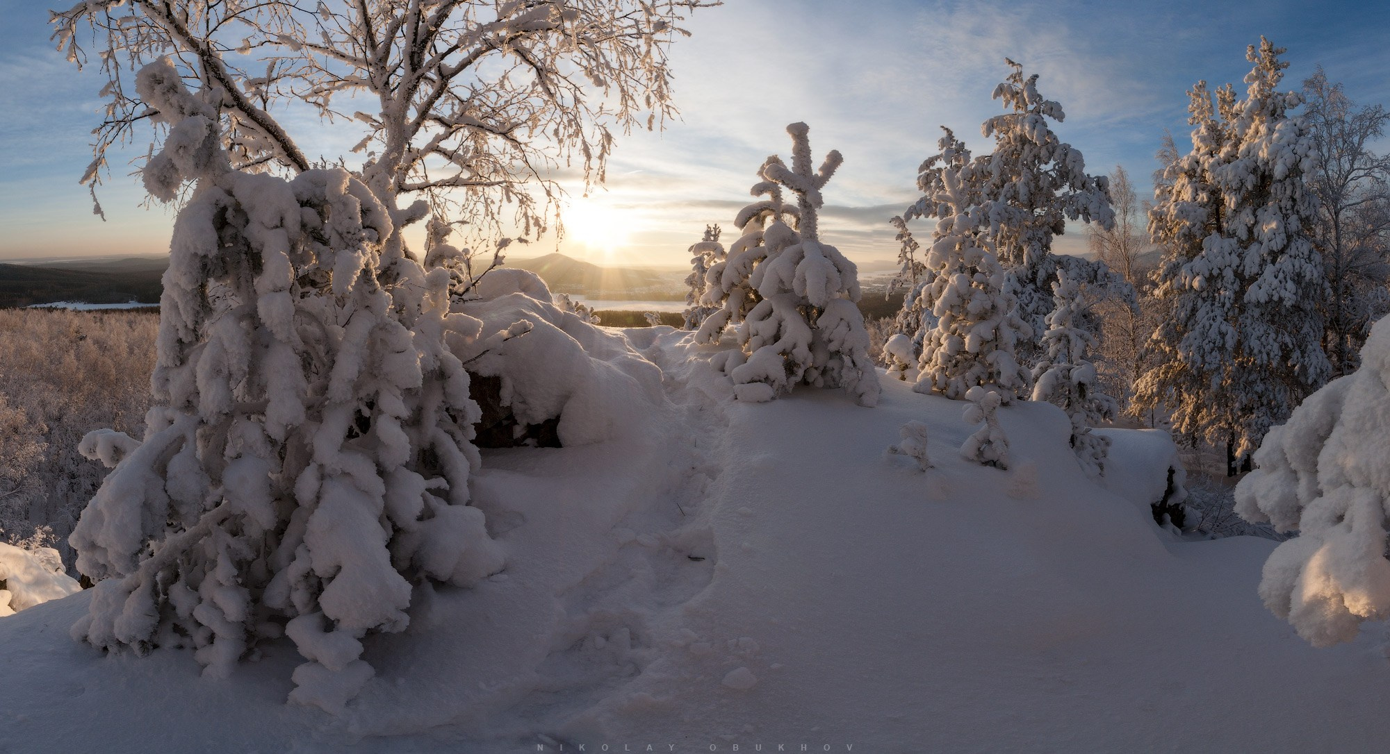 Зимние пейзажи Черноисточинска | Фотограф Николай Обухов